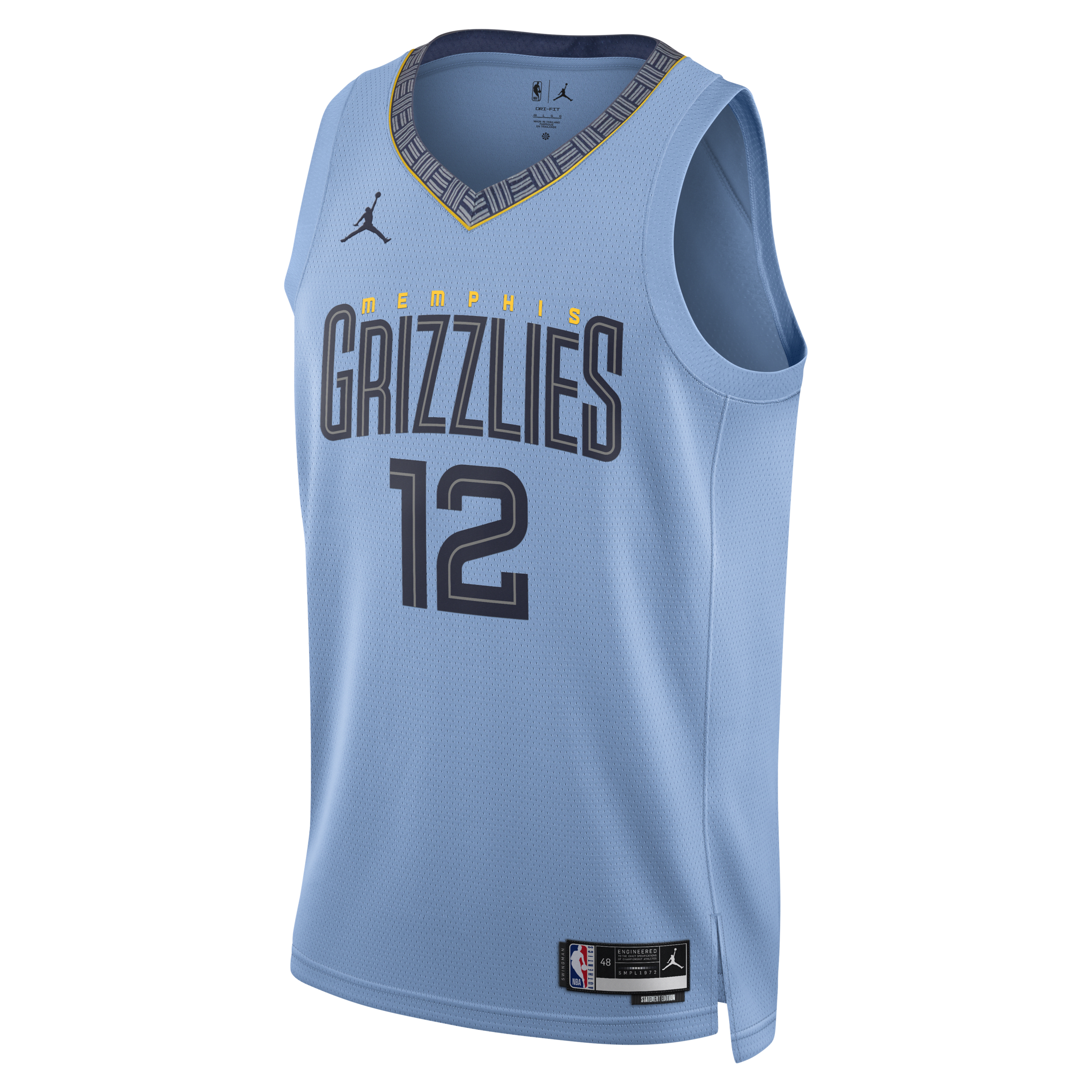 Jordan Men's Memphis Grizzlies Statement Edition  Dri-fit Nba Swingman Jersey In Blue
