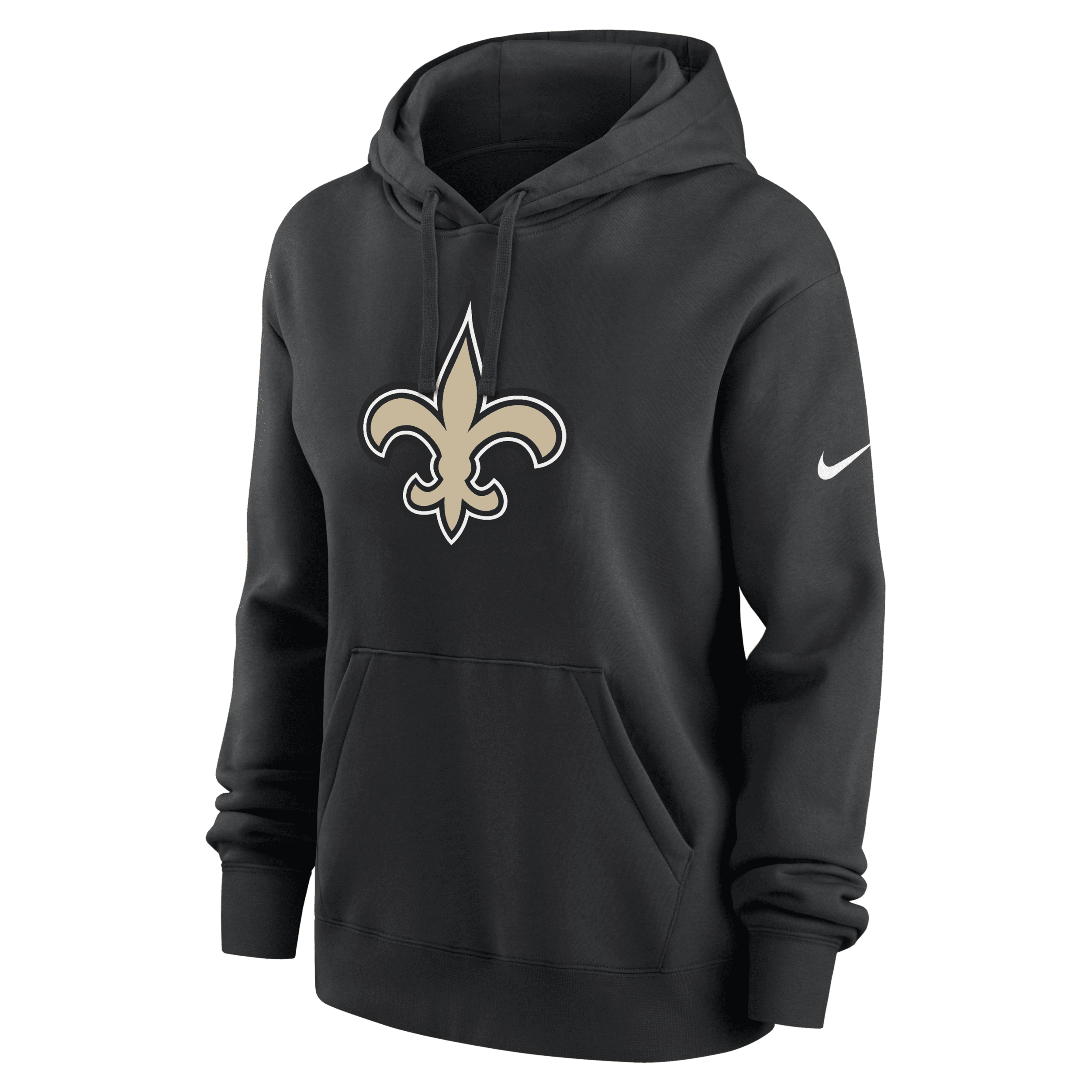 Nike New Orleans Saints Club  Women's Nfl Pullover Hoodie In Black