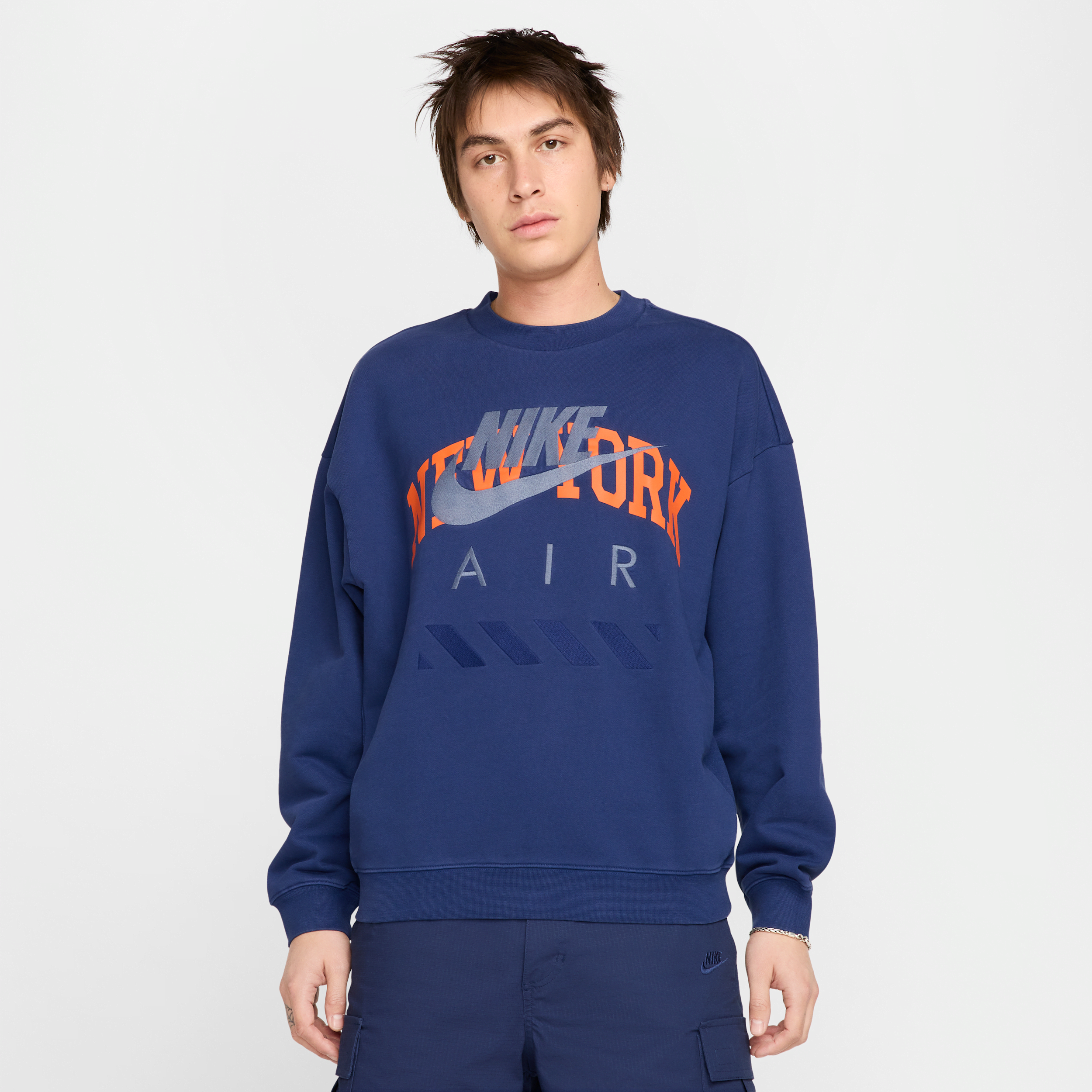 NIKE MEN'S AIR NYC FLEECE CREW