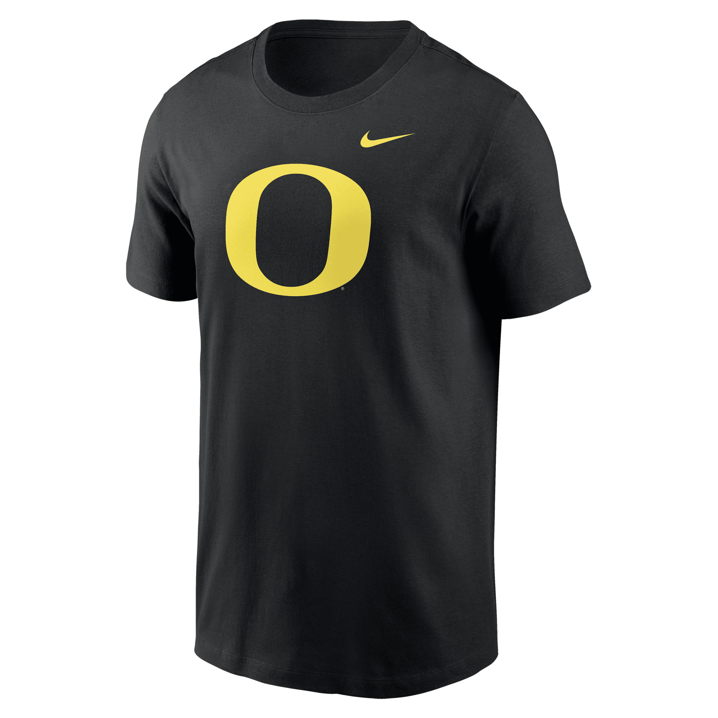 Nike Men's Oregon Ducks Primetime Evergreen Logo T-shirt In Black