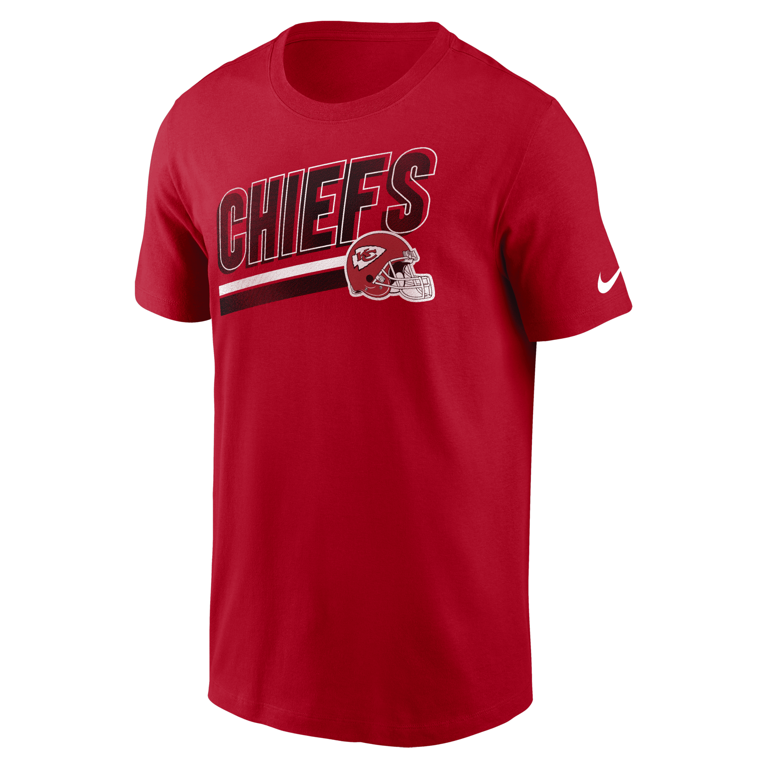 Shop Nike Kansas City Chiefs Essential Blitz Lockup  Men's Nfl T-shirt In Red
