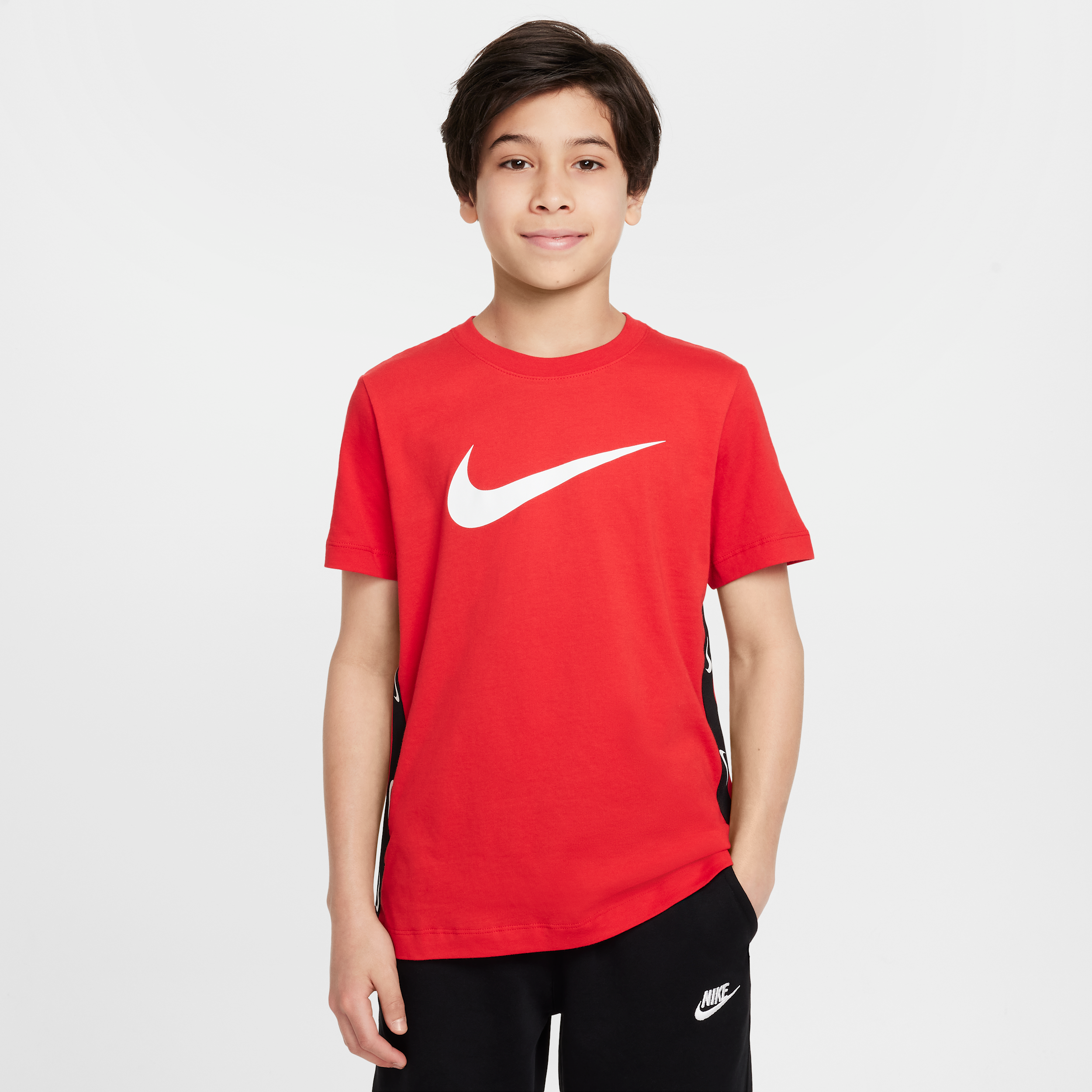 Nike Sportswear Big Kids' T-Shirt in Red | HF3404-657