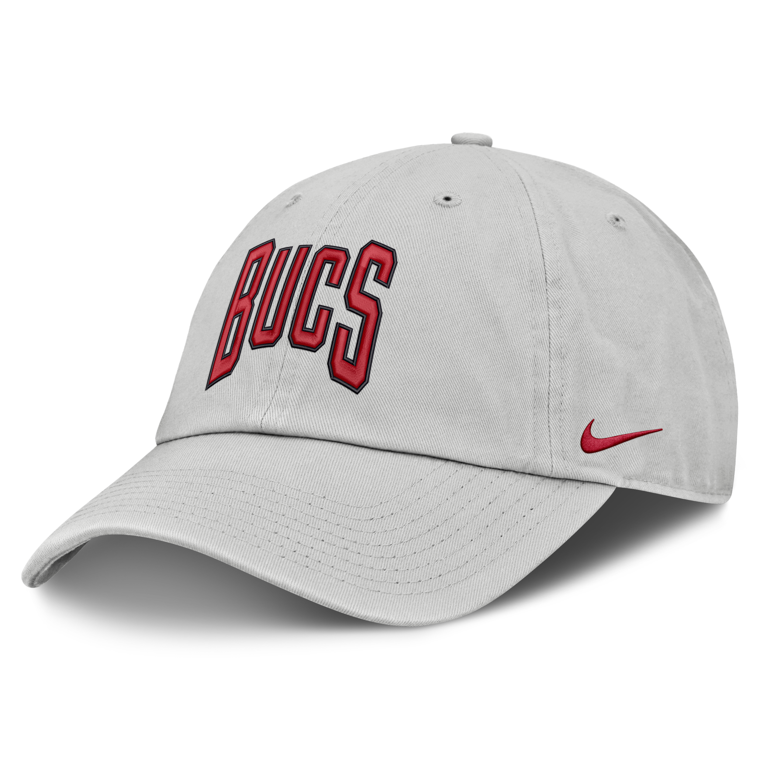 Tampa Bay Buccaneers Primetime Club Arched Nike Men's NFL Adjustable Hat in Grey | NF020BB8B-BYX