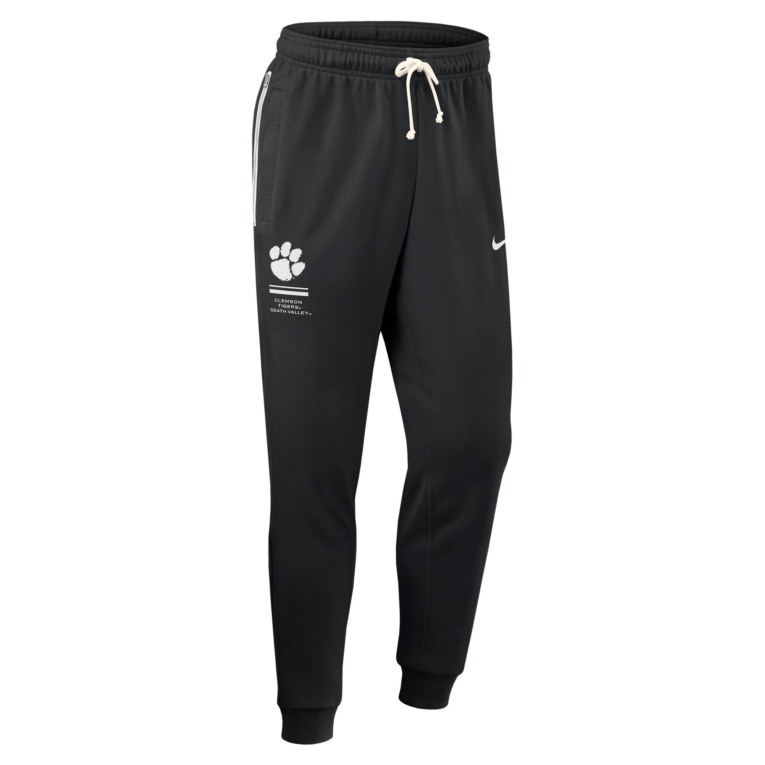 Clemson Sideline Standard Issue Nike Men's Dri-FIT College Taper Pants in Black | 03B000ACLN-WL2