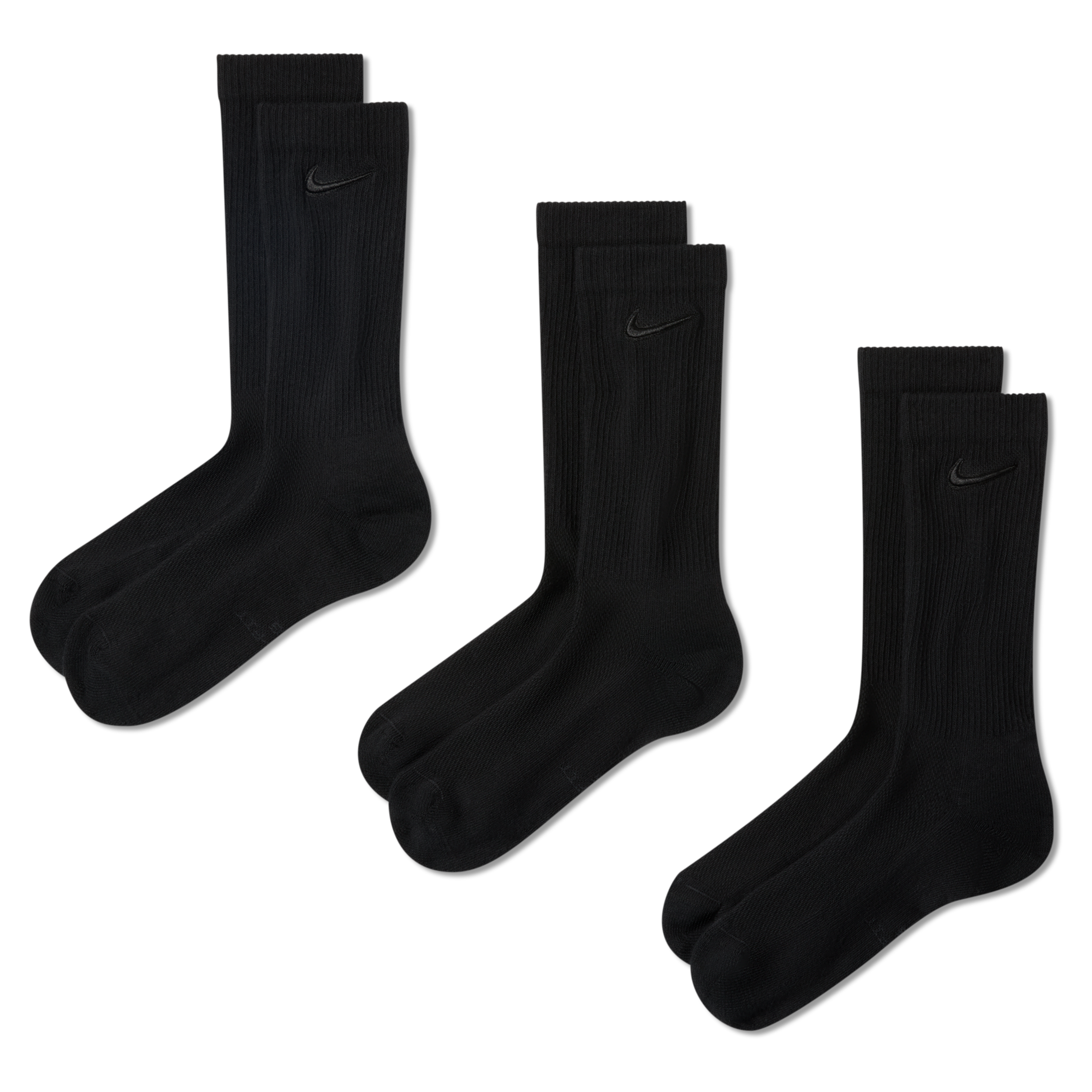 Nike Unisex Everyday Elevated Crew Socks (3 Pairs) in Multicolor | IH8604-905