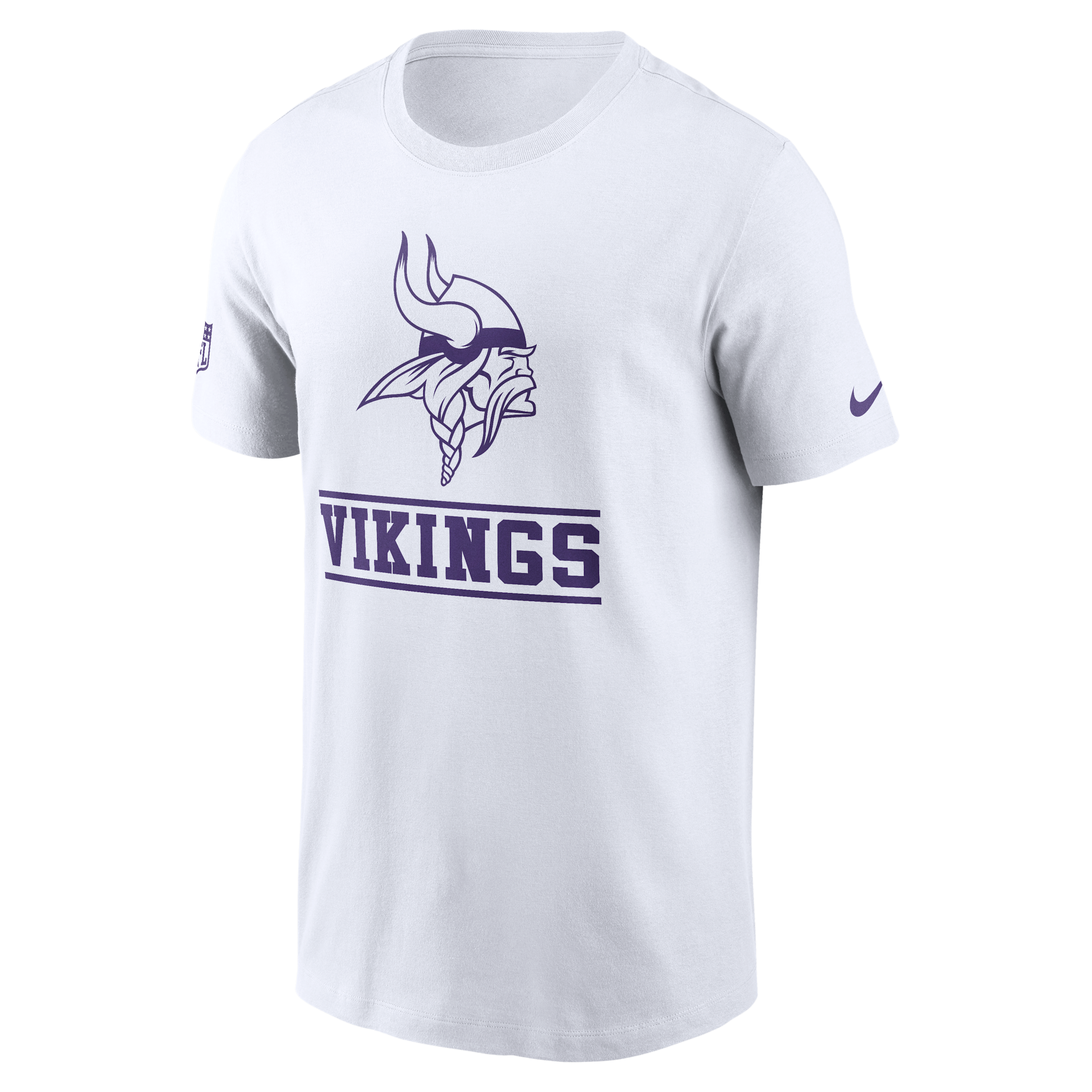 Minnesota Vikings Essential Nike Men's Dri-FIT NFL Short-Sleeve T-Shirt in White | 02ET10A9M-SWV