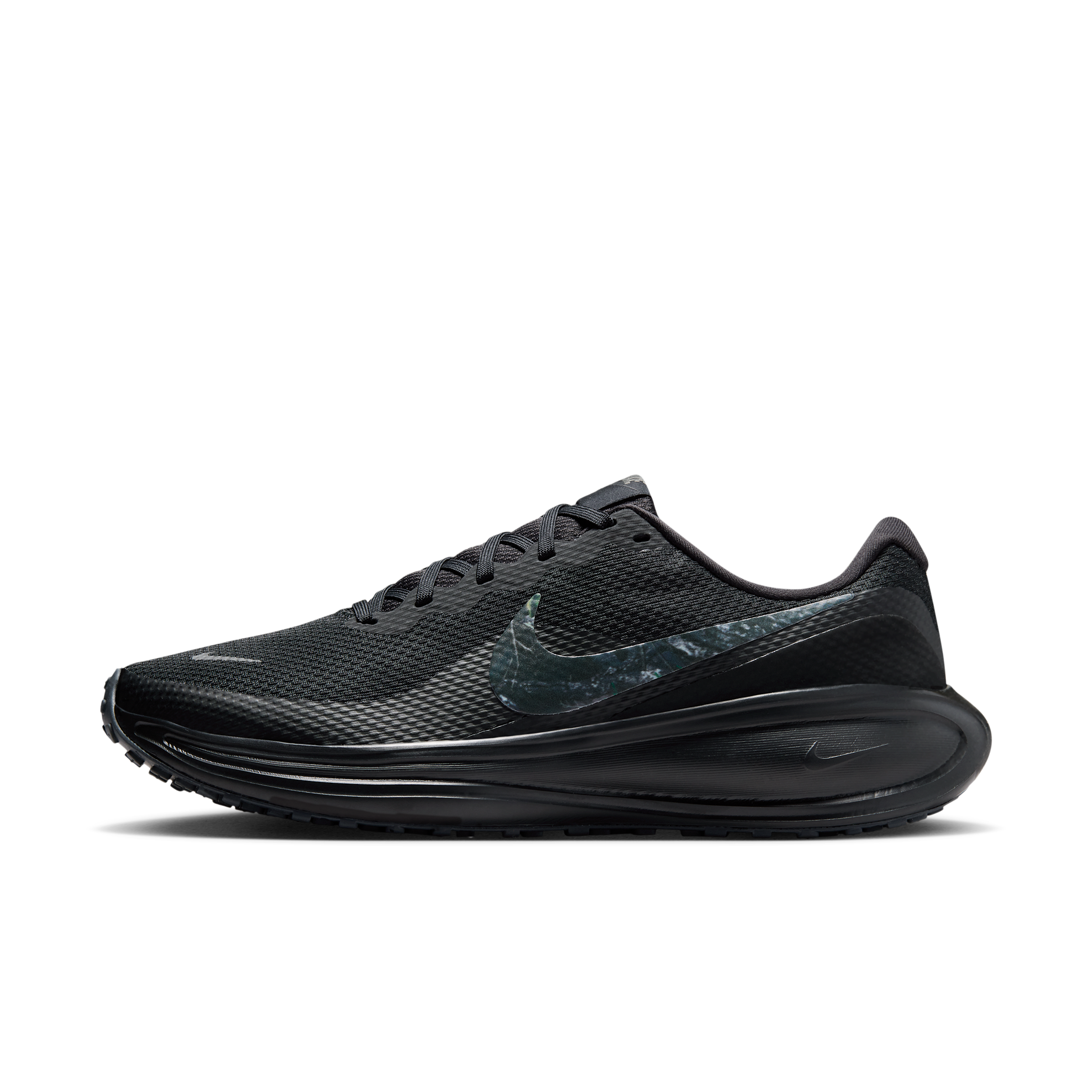 Nike Men's Revolution 8 RealtreeÂ® Road Running Shoes in Black | IR0233-001