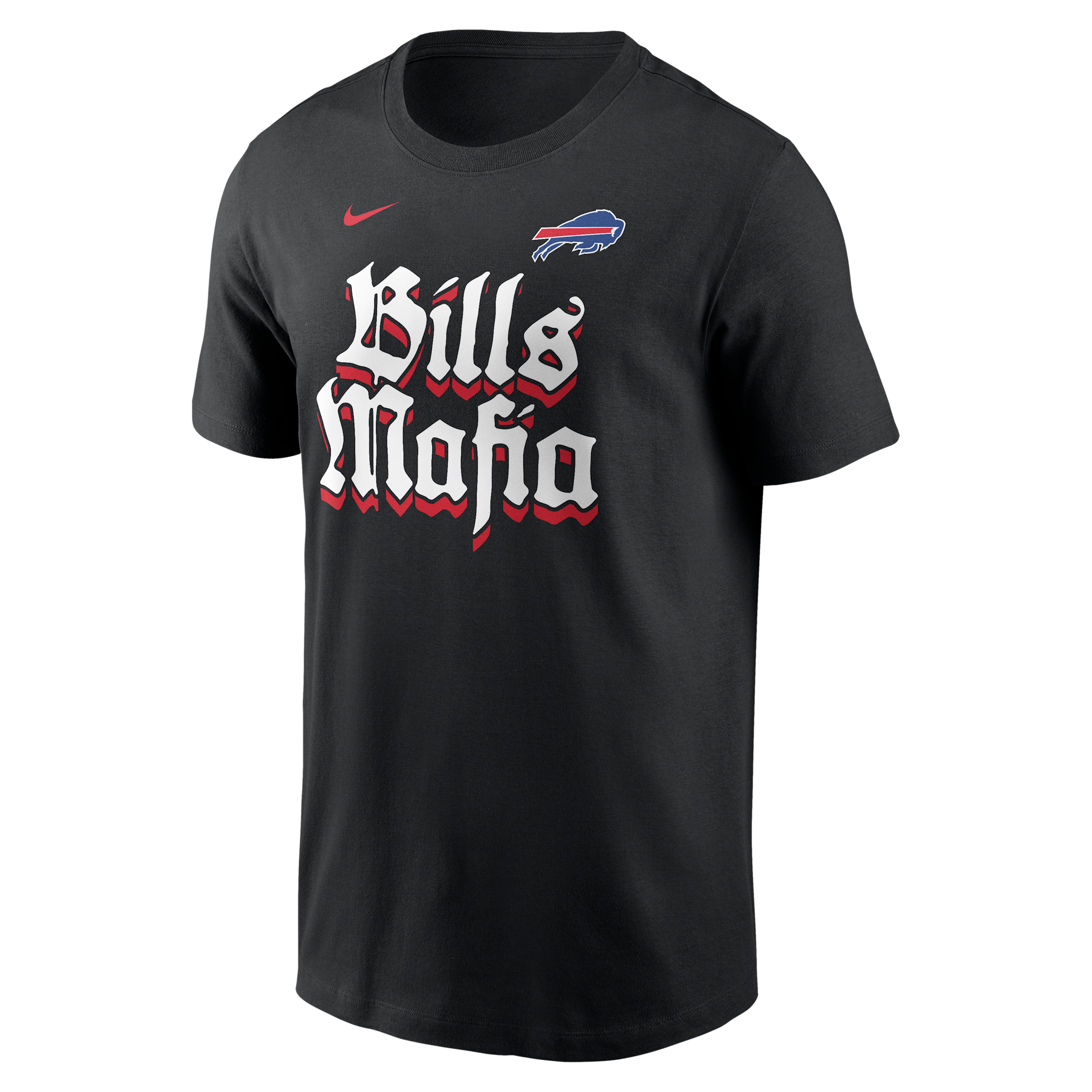 Buffalo Bills Mafia Logo Club Nike Men's NFL T-Shirt in Black | N19900A81-3E4