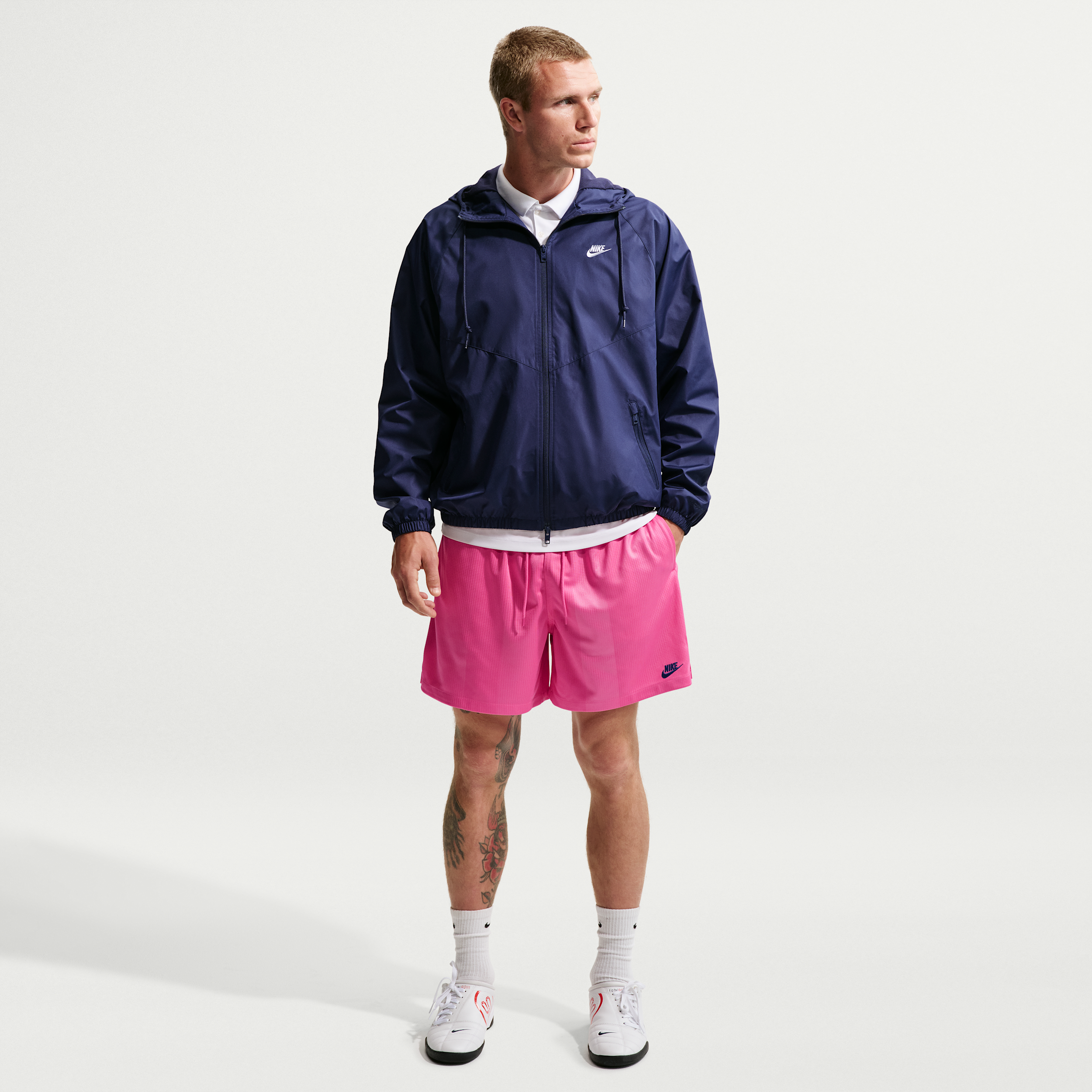 Nike Men's Club Flow Embossed Soccer Shorts, Medium, Pinksicle