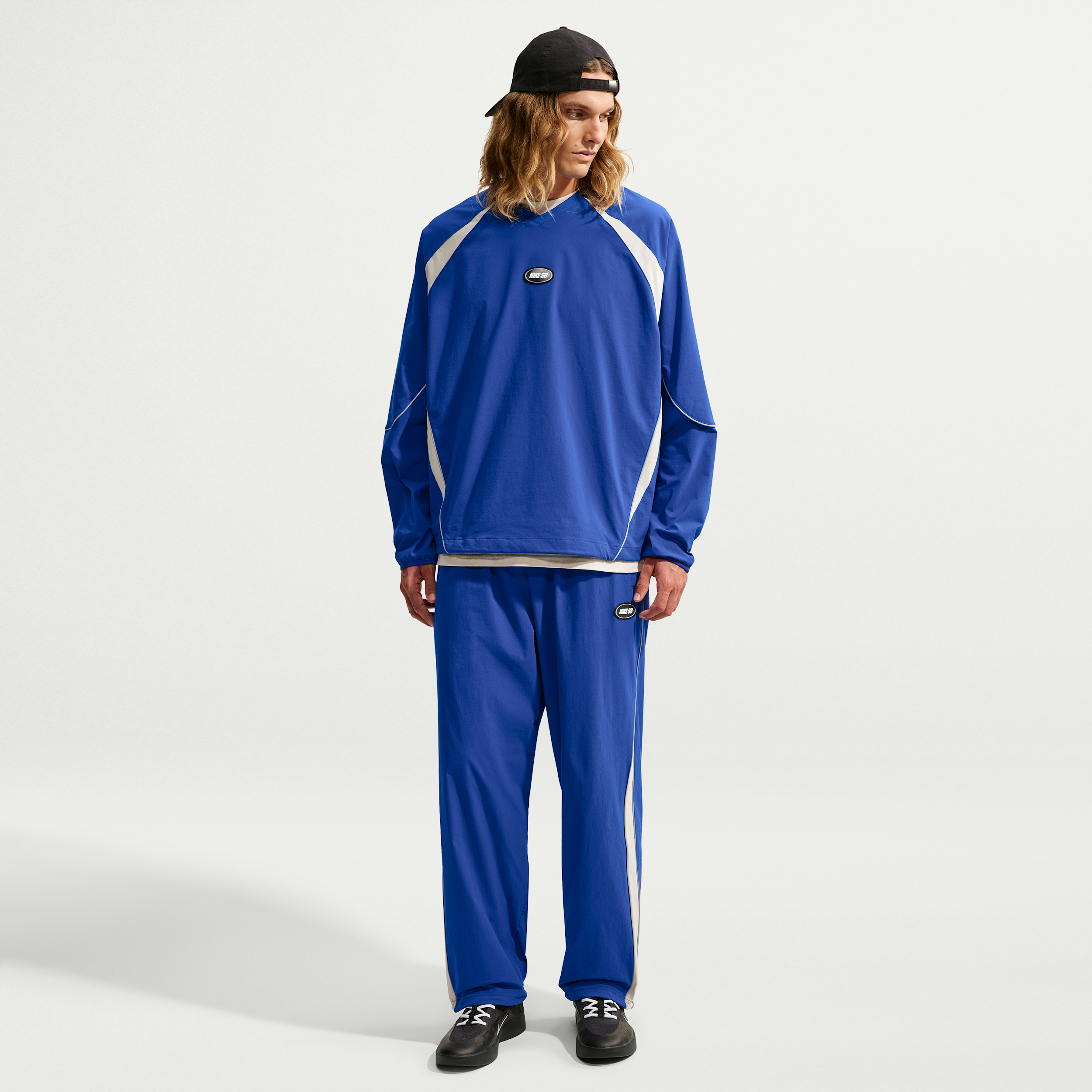 Men's Nike SB Woven Skate Pants in Blue | IQ6271-417