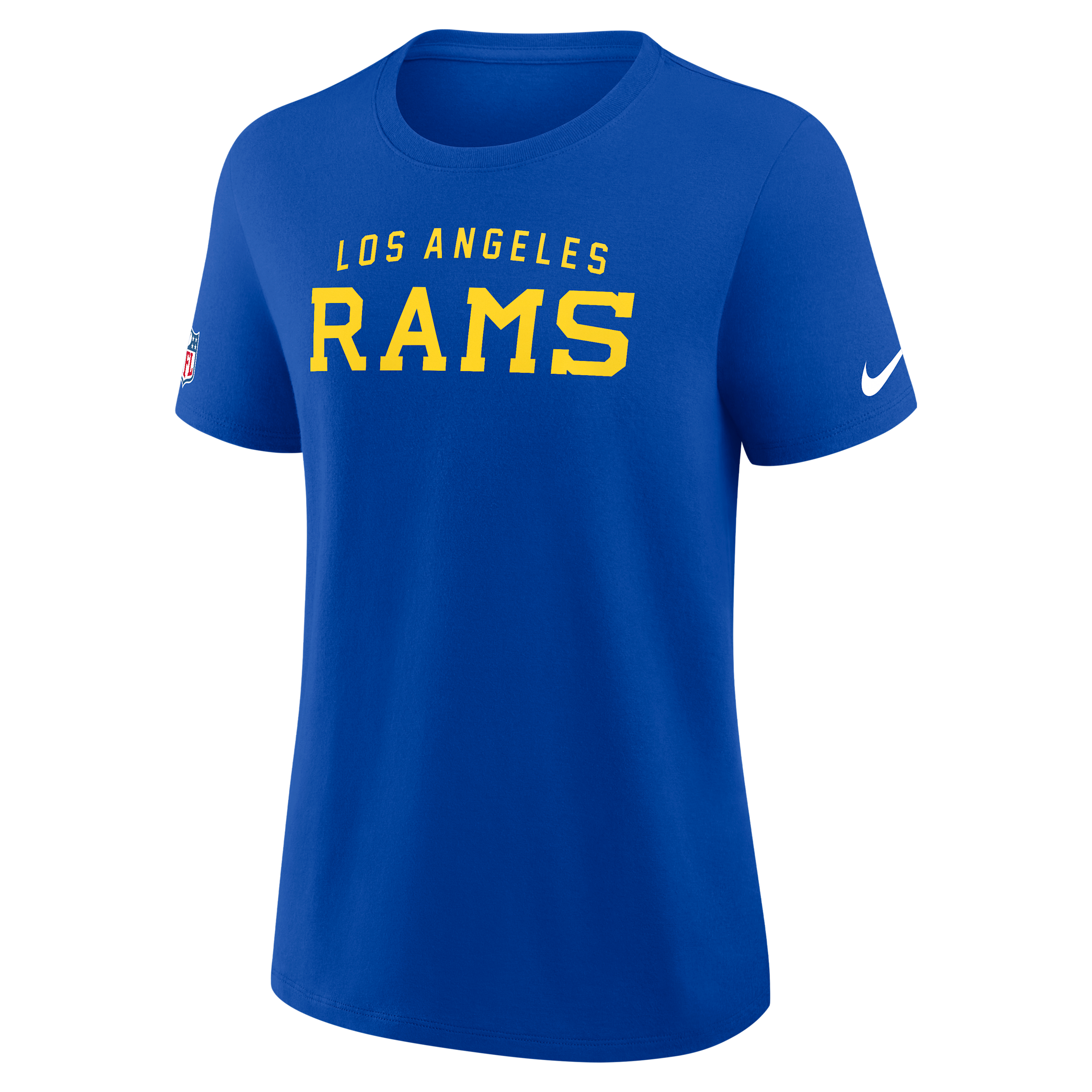 Los Angeles Rams Alt Pack Nike Women's NFL T-Shirt in Blue | 01K94EVQ9X-9RN