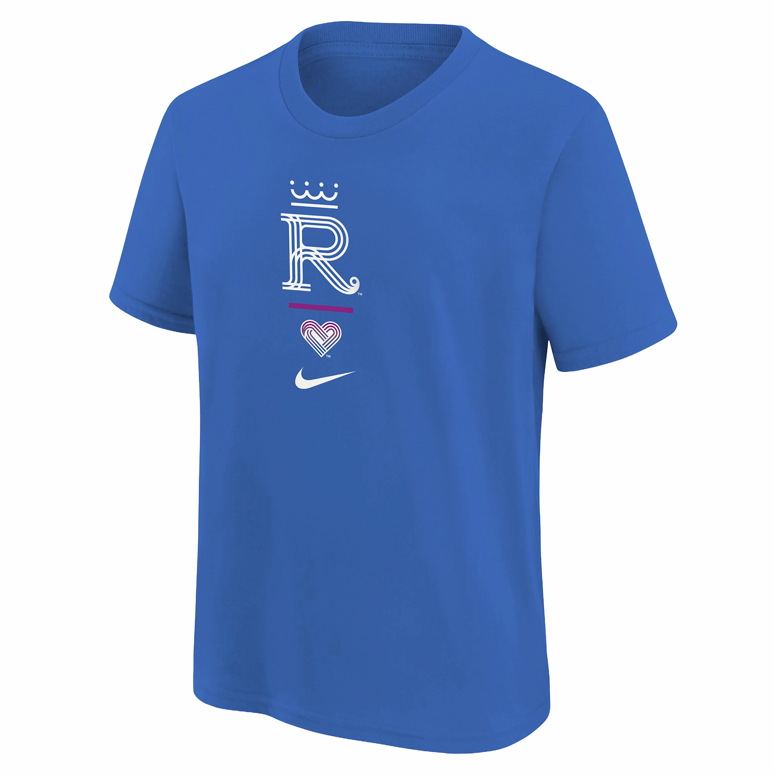 Kansas City Royals City Connect Big Kids' Nike MLB T-Shirt in Blue | Z3B7NMLGKCR-NEW