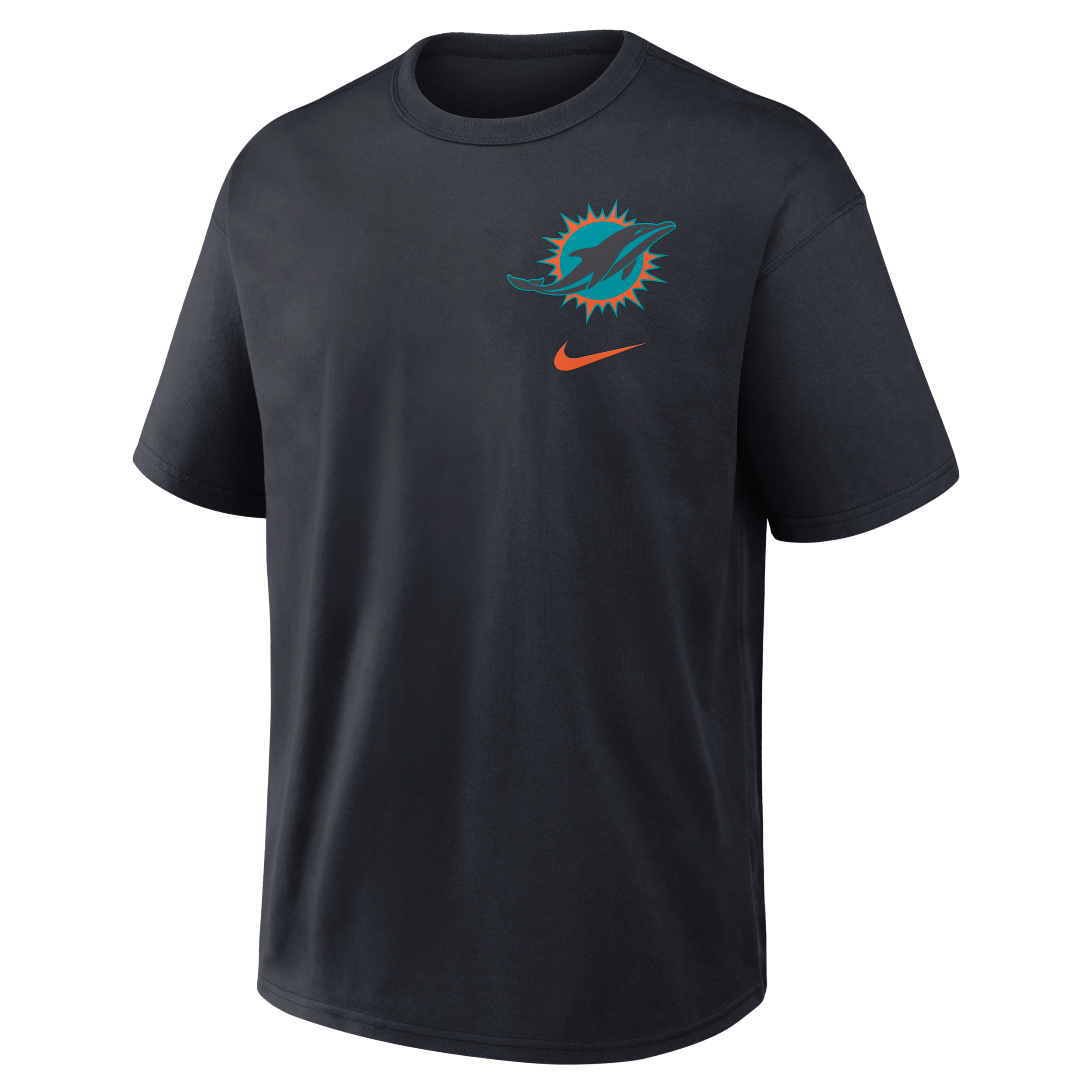 Miami Dolphins Rivalries Collection Max90 Nike Men's NFL T-Shirt in Blue | 04T64FA9P-U99