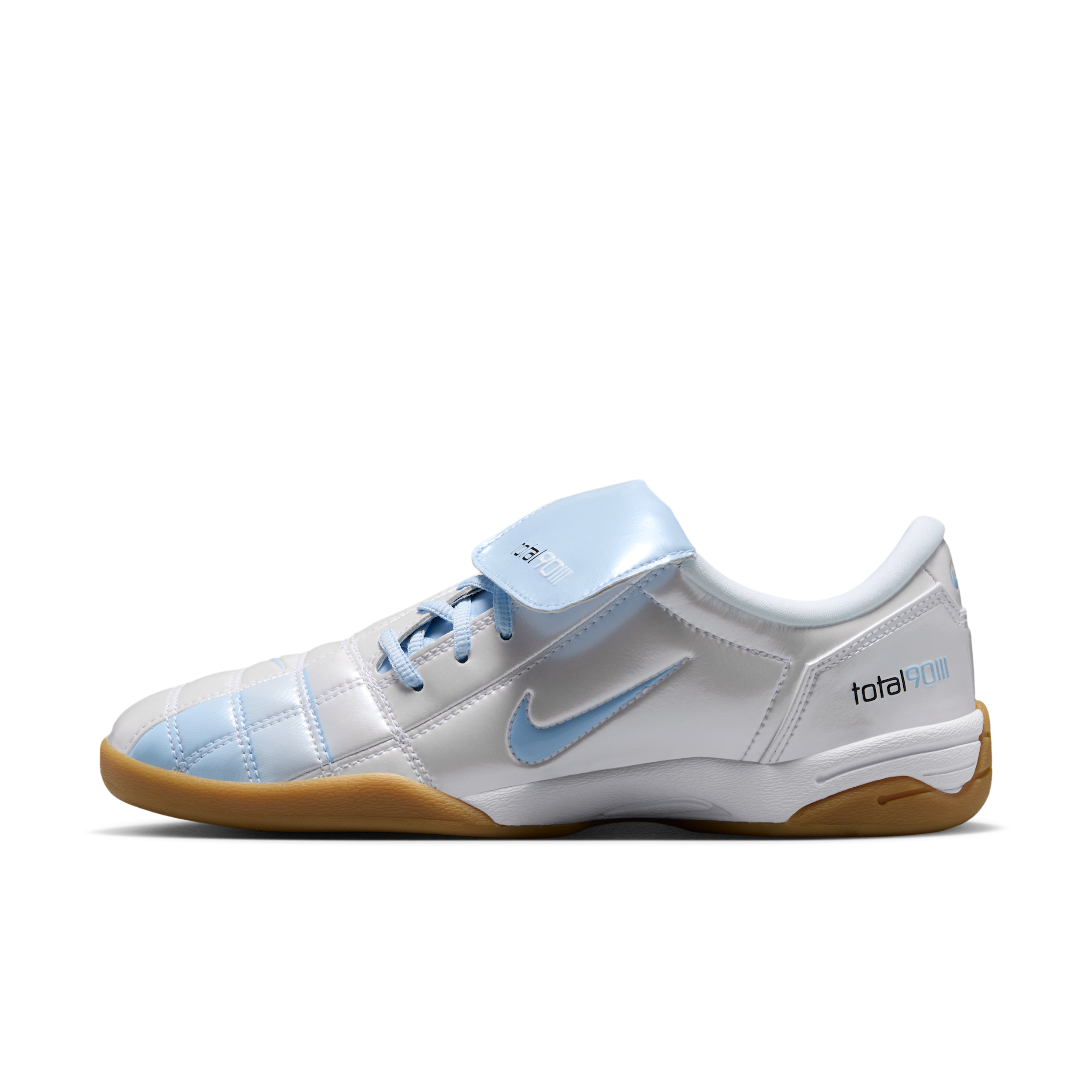 Nike Women's Total 90 Shoes, Size 7, White/Hydrogen Blue