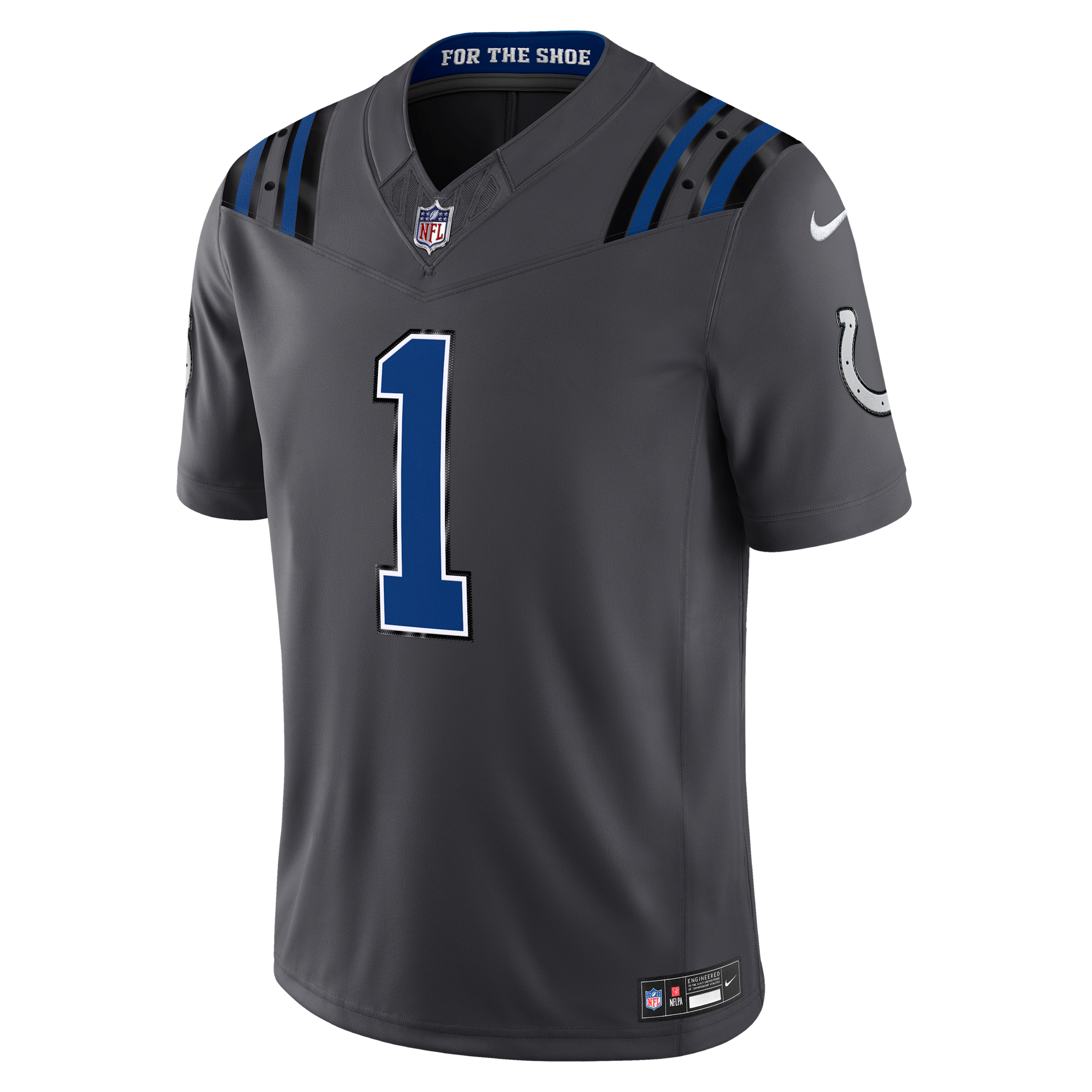 Nike Men's Ahmad Sauce Gardner Anthracite Indianapolis Colts 2026 Rivalries Collection Vapor F.u.s.e Stitched Limited Jersey - Anthracite