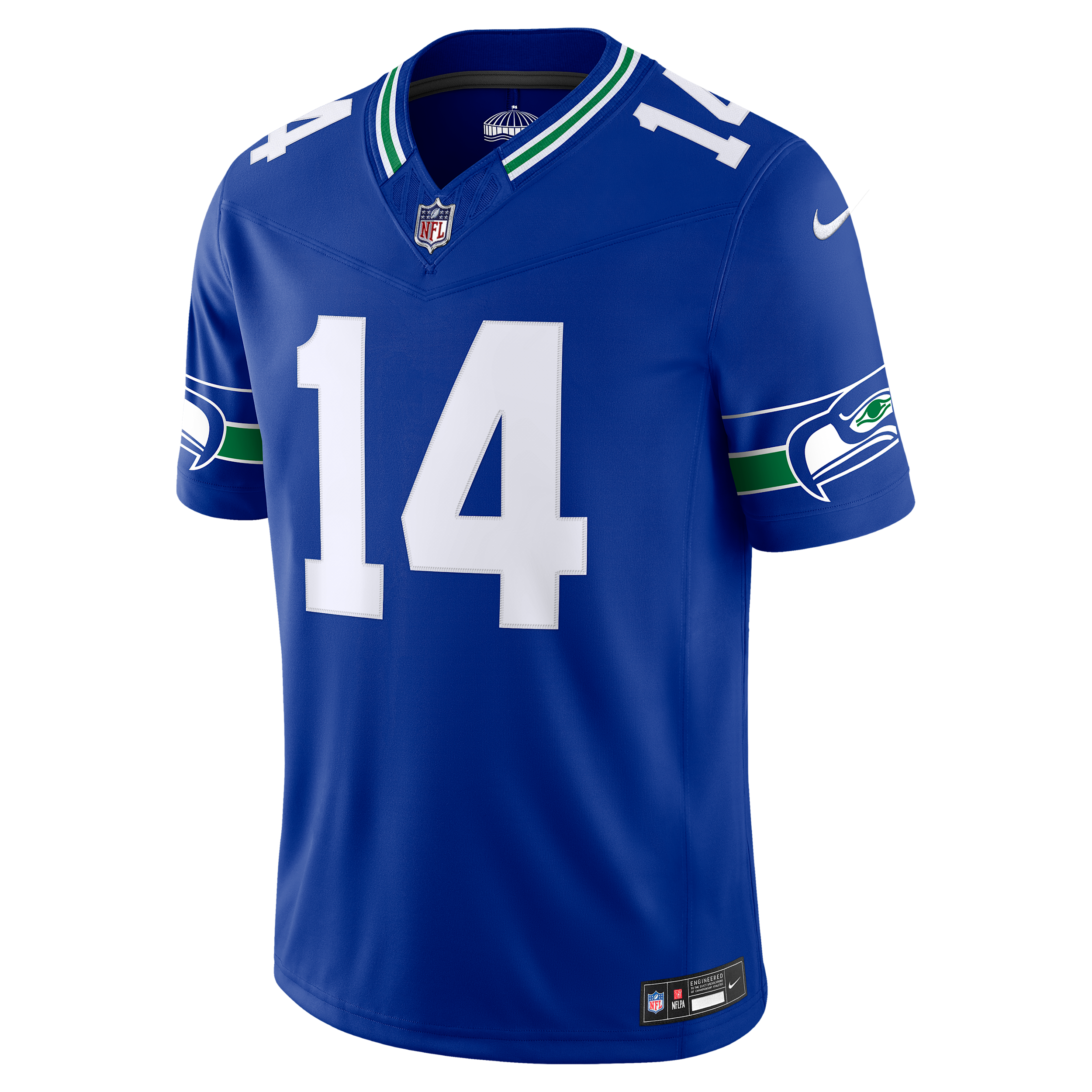 Nike Men's Seattle Seahawks Sam Darnold Vapor F.u.s.e. Alternate Stitched Limited Jersey - Royal