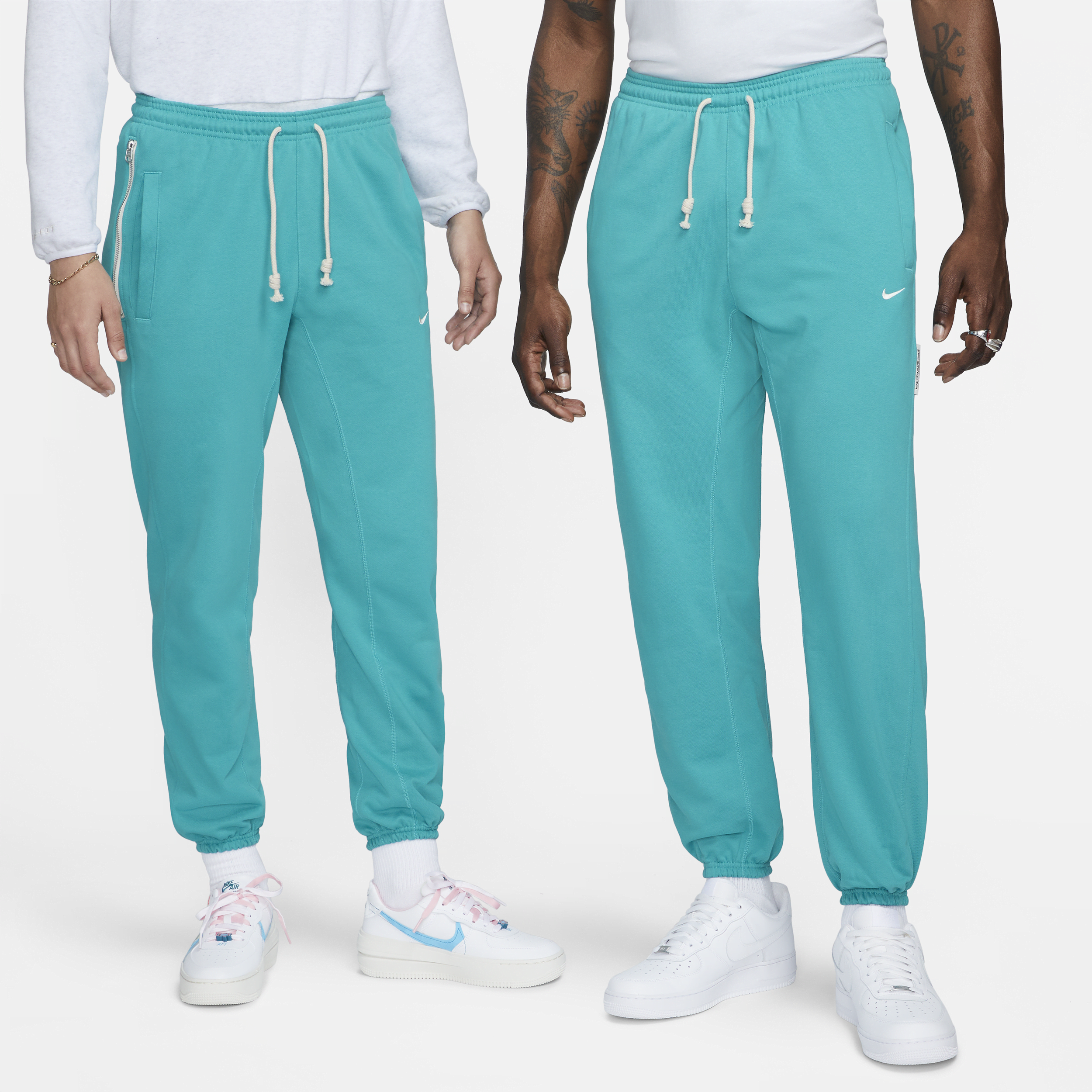 Nike Standard Issue Men's Dri-FIT Basketball Pants (DK Grey Heather/Pale  Ivory, CK6365-063)
