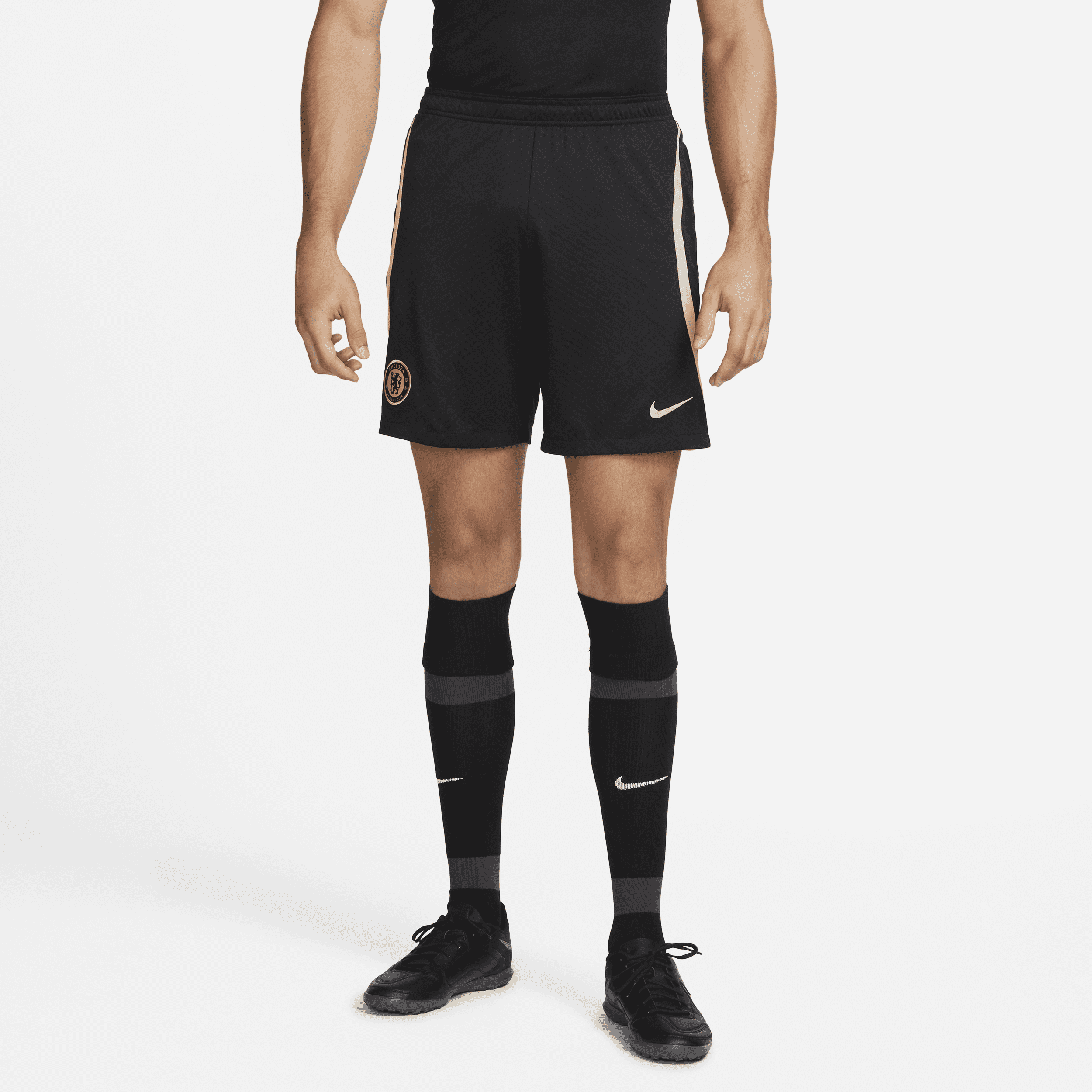 Nike Chelsea Fc Strike  Men's Dri-fit Knit Soccer Shorts In Black