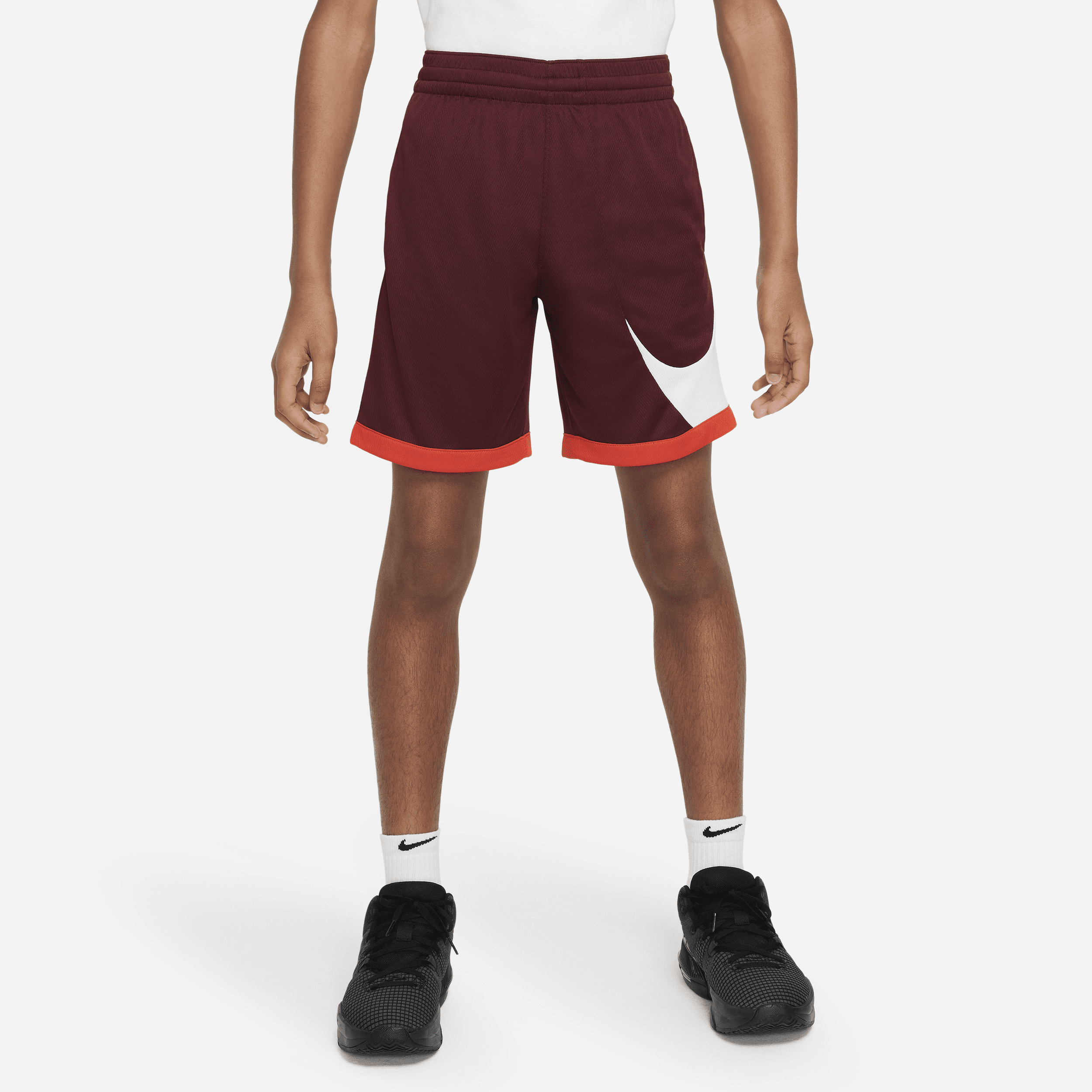 Nike Dri-fit Big Kids' (boys') Basketball Shorts In Red