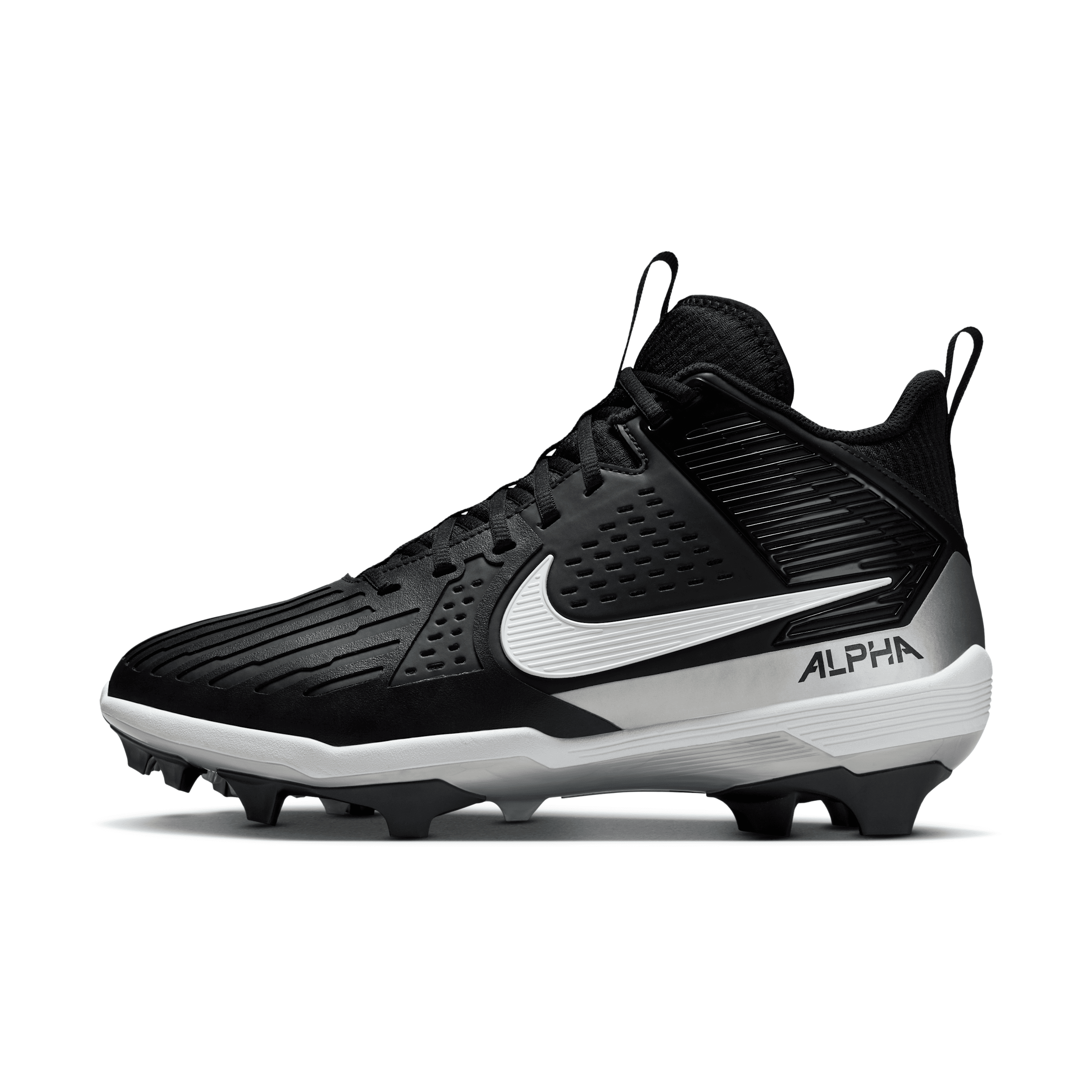 Nike Men's Alpha Menace Strong Football Cleats in Black | II5139-010