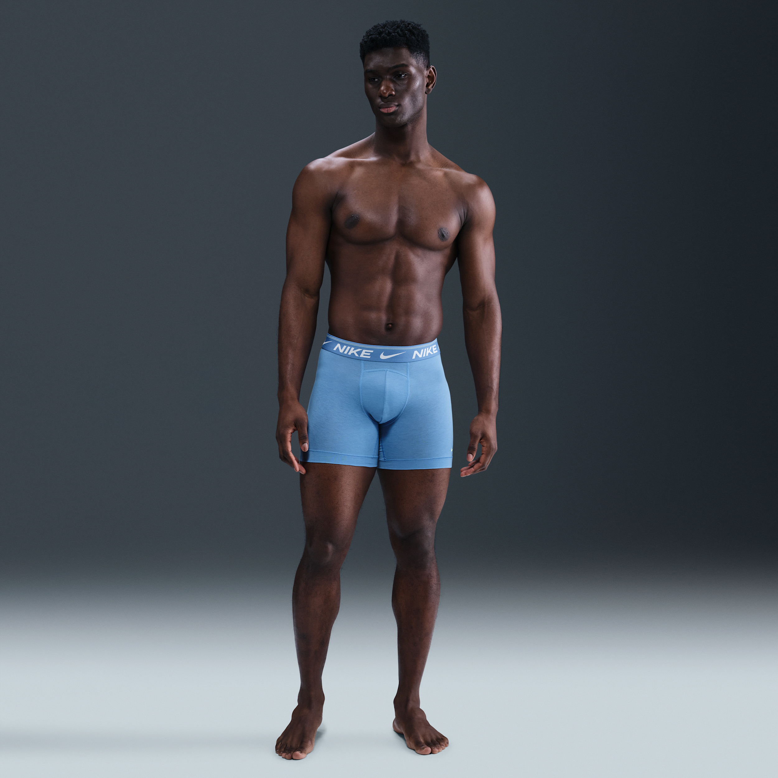Nike Dri-fit Ultra Comfort 3-pack Boxer Briefs In Multi