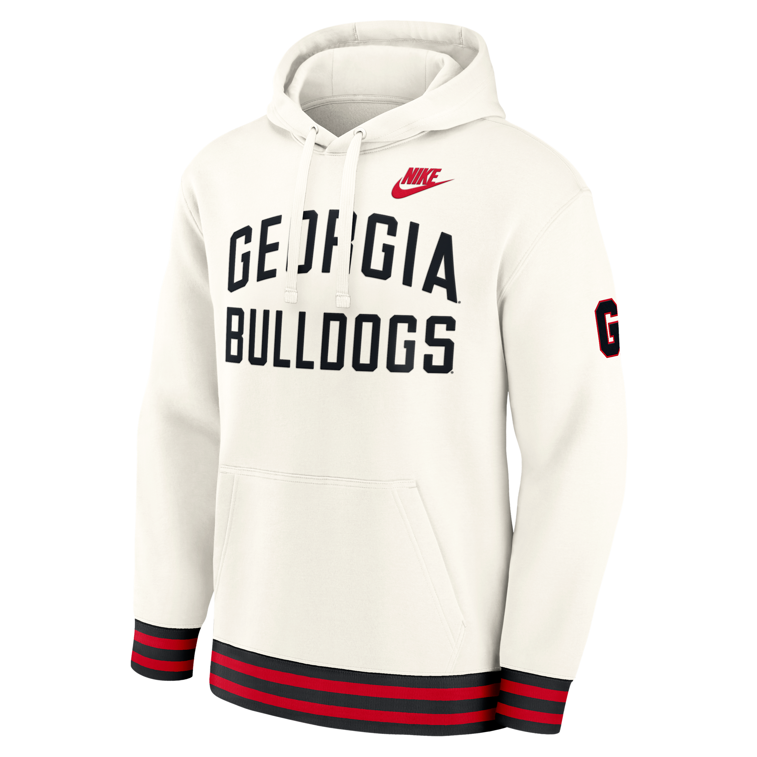 Georgia Legacy Nike Men's College Pullover Hoodie in Brown | 02K30K9JUGV-RZ7