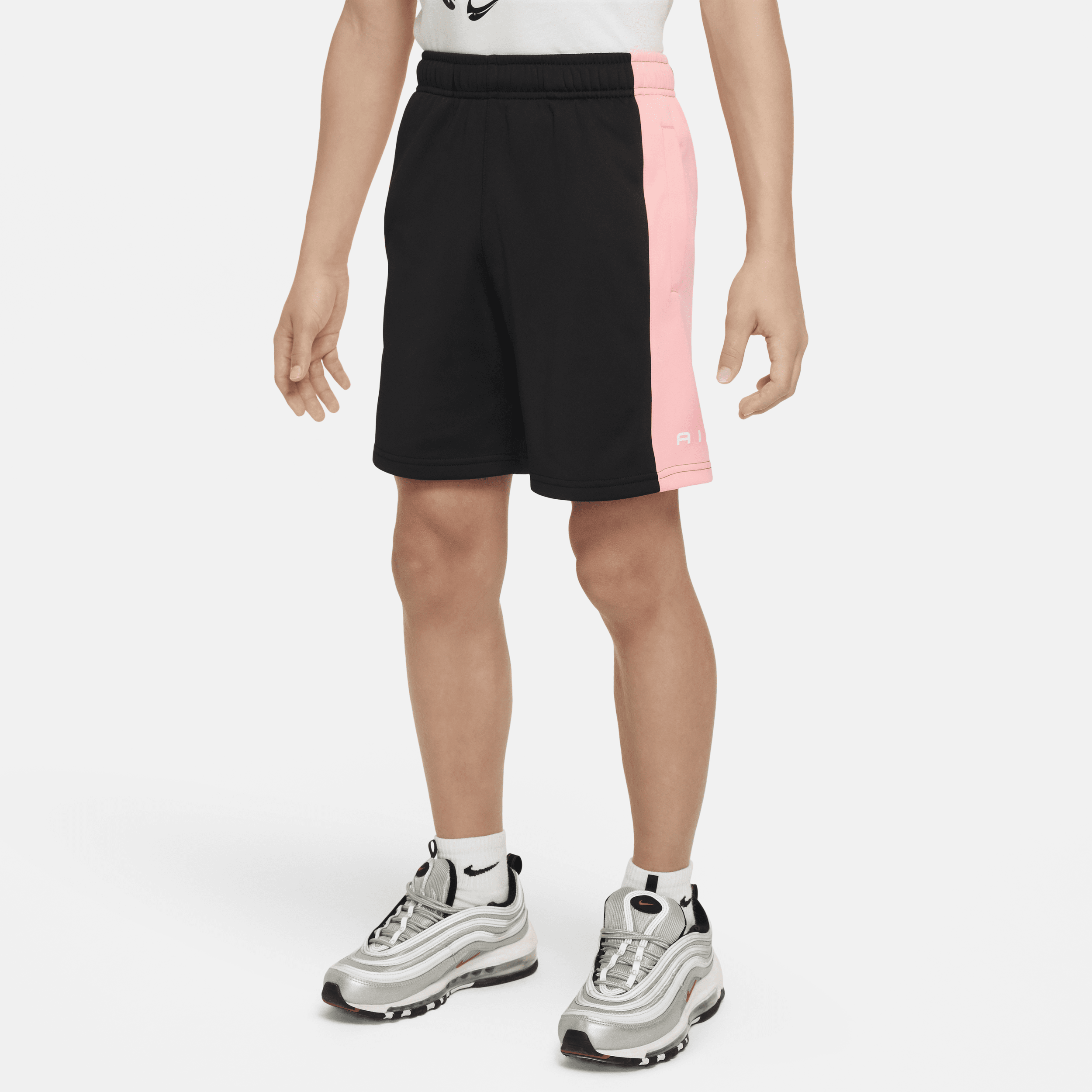 Shop Nike Air Big Kids' (boys') Shorts In Black