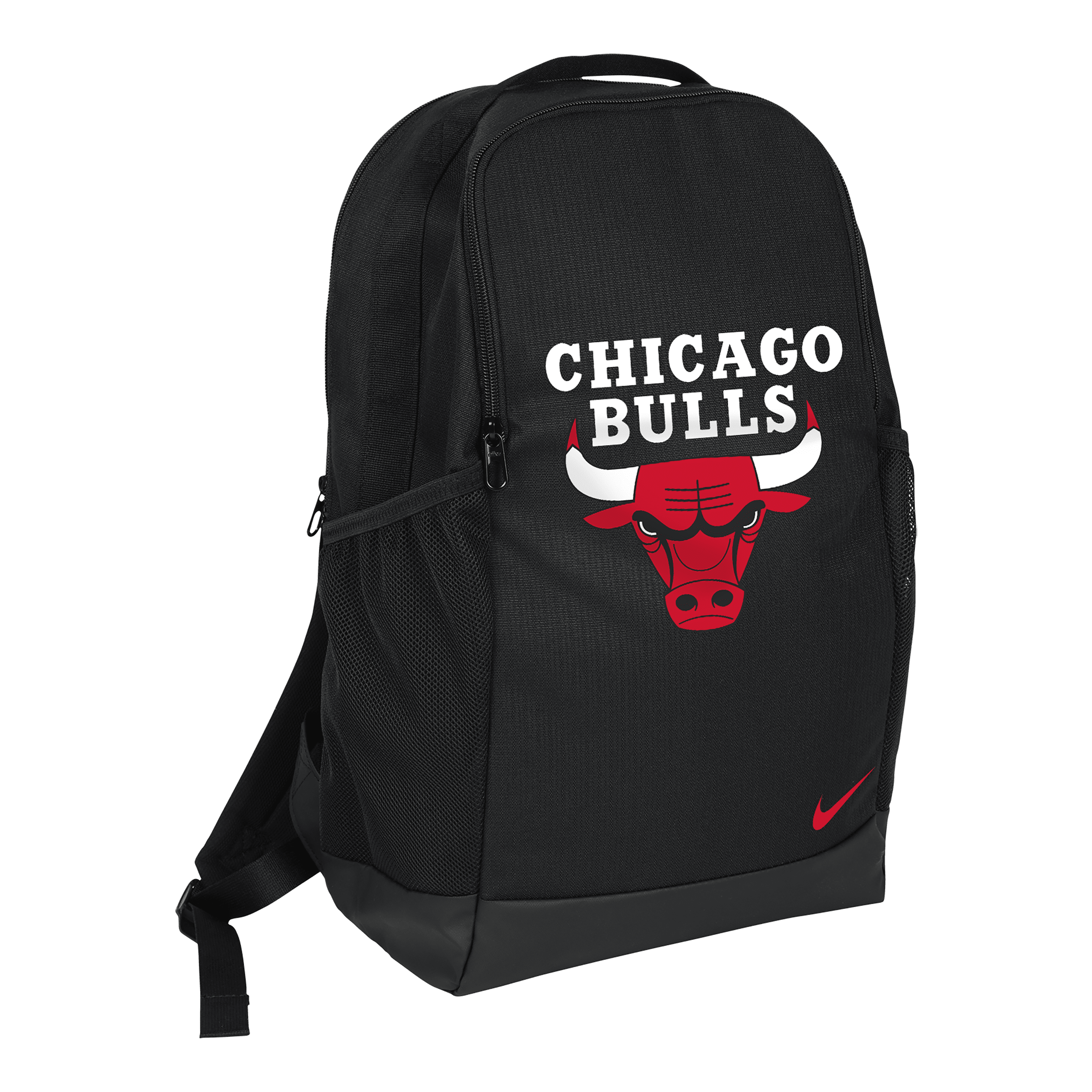 Nike Chicago Bulls Brasilia Unisex Nba Backpack (24l) In Black