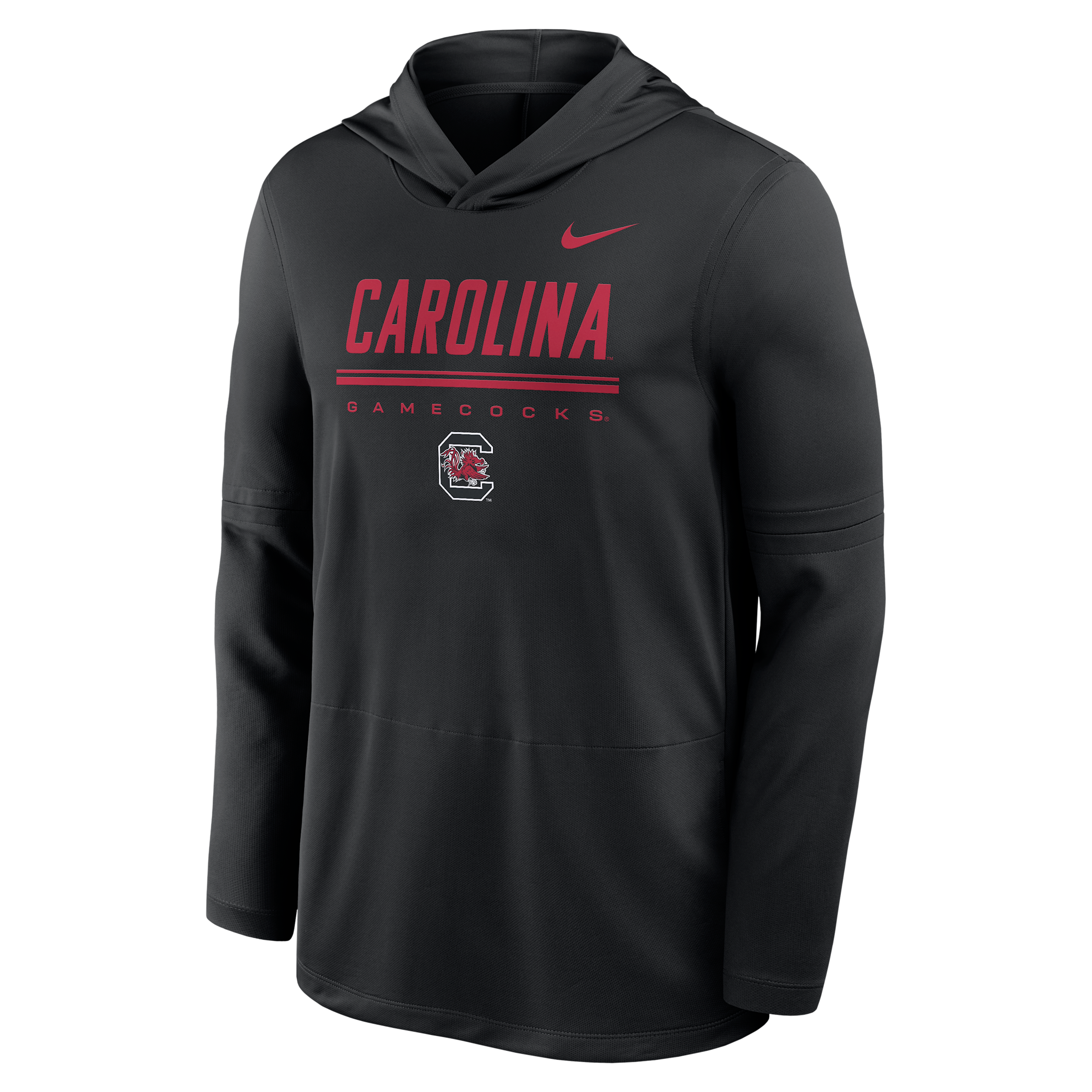 Nike Men's Black South Carolina Gamecocks 2026 Sideline Dri-fit Long sleeves Hoodie T-Shirt - Black