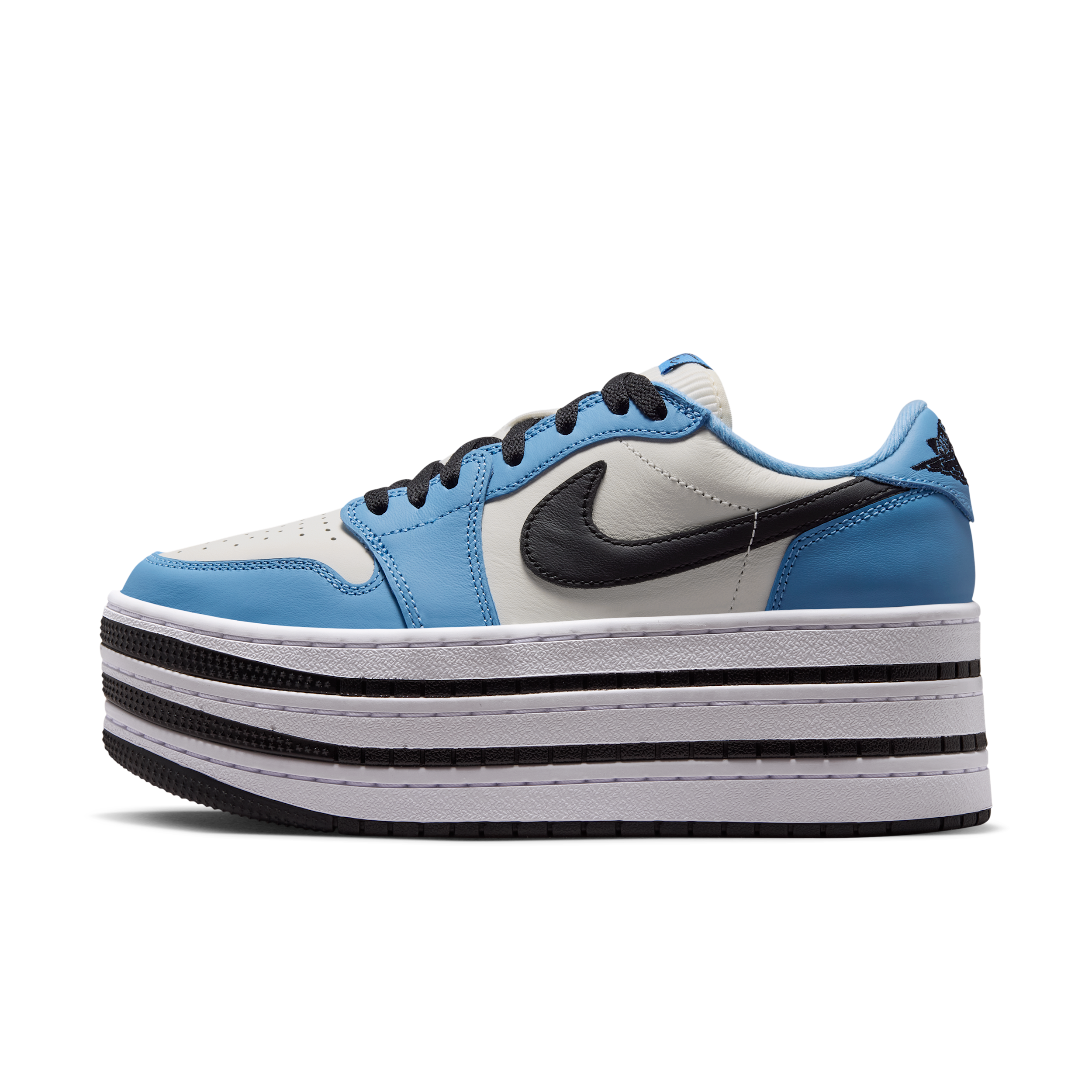 Women's Air Jordan 1 Triple Stack Shoes in Blue | HV8288-400