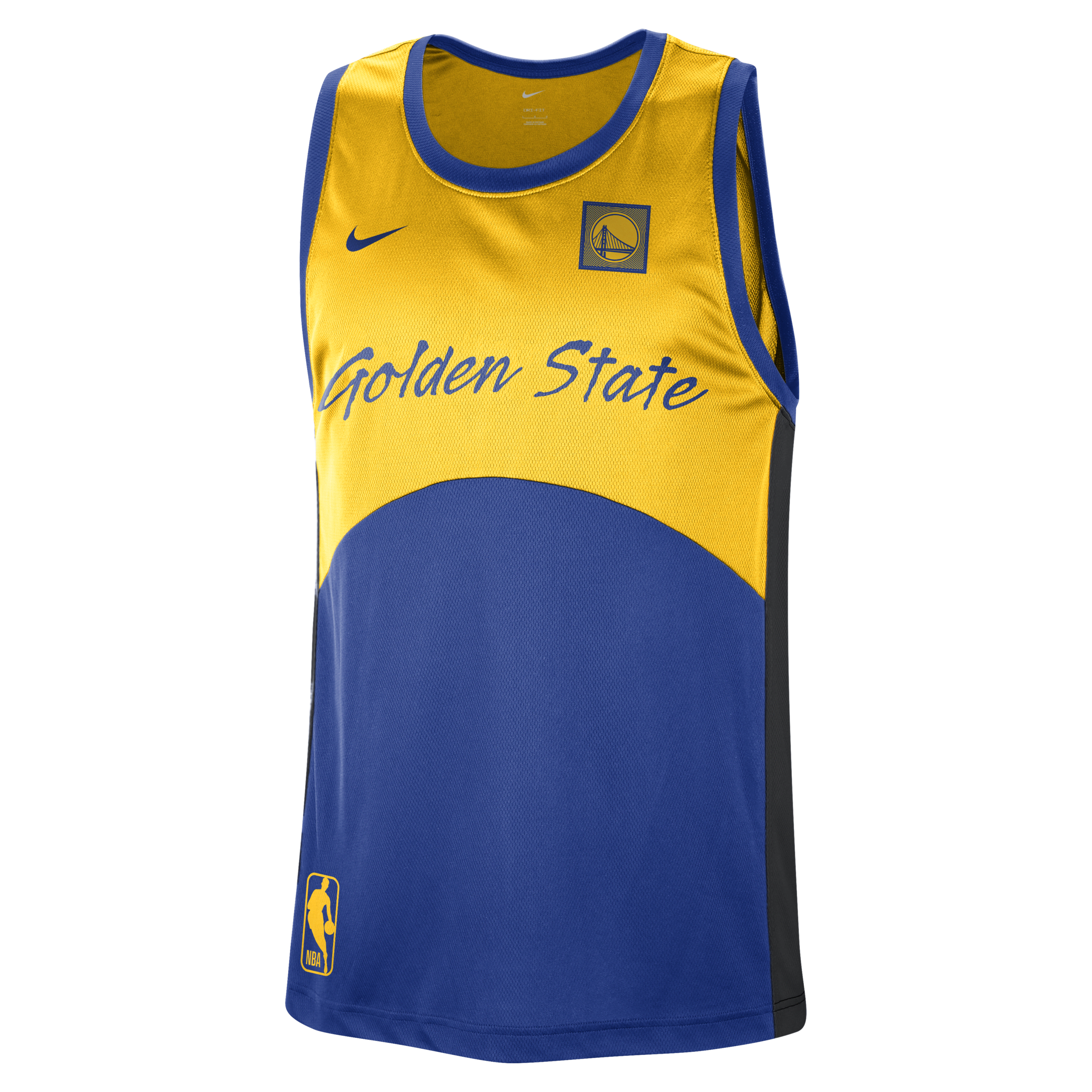 Nike Golden State Warriors Starting 5  Men's Dri-fit Nba Jersey In Yellow