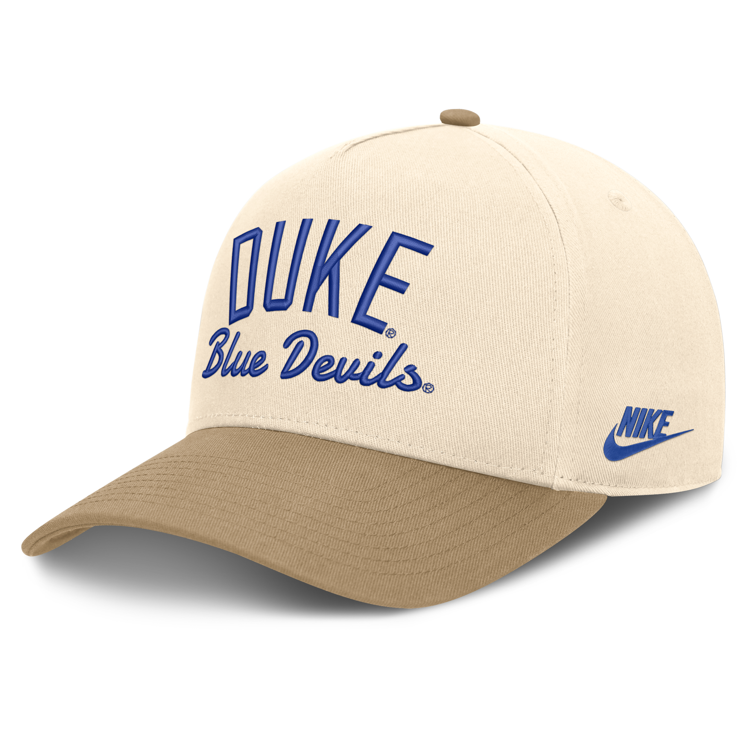 Nike Duke Legacy Rise Unisex College A-frame Adjustable Hat In Brown