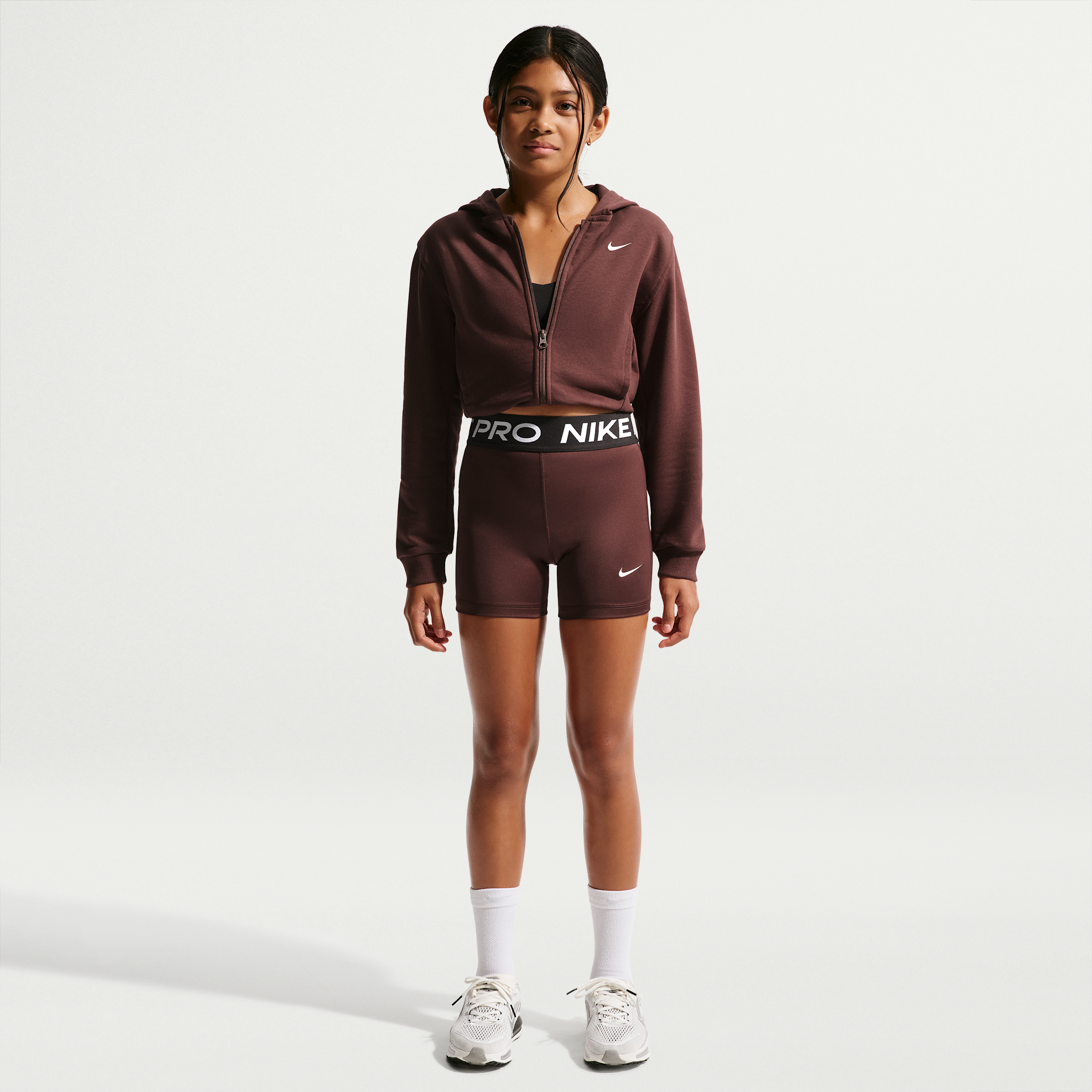 Women's Nike Pro Girls' Shorts in Purple | DA1033-658