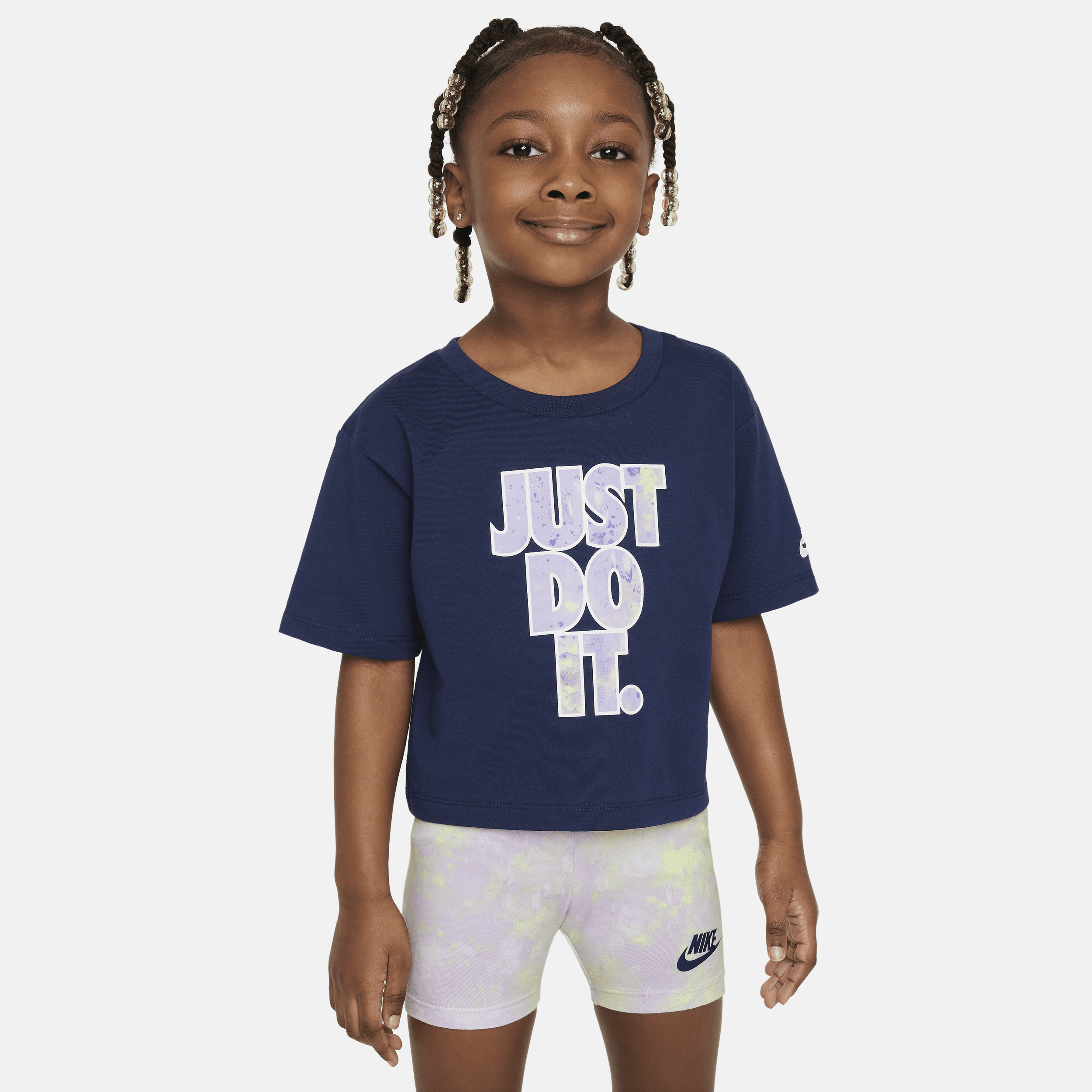 Nike Babies' Club Toddler Graphic T-shirt In Blue