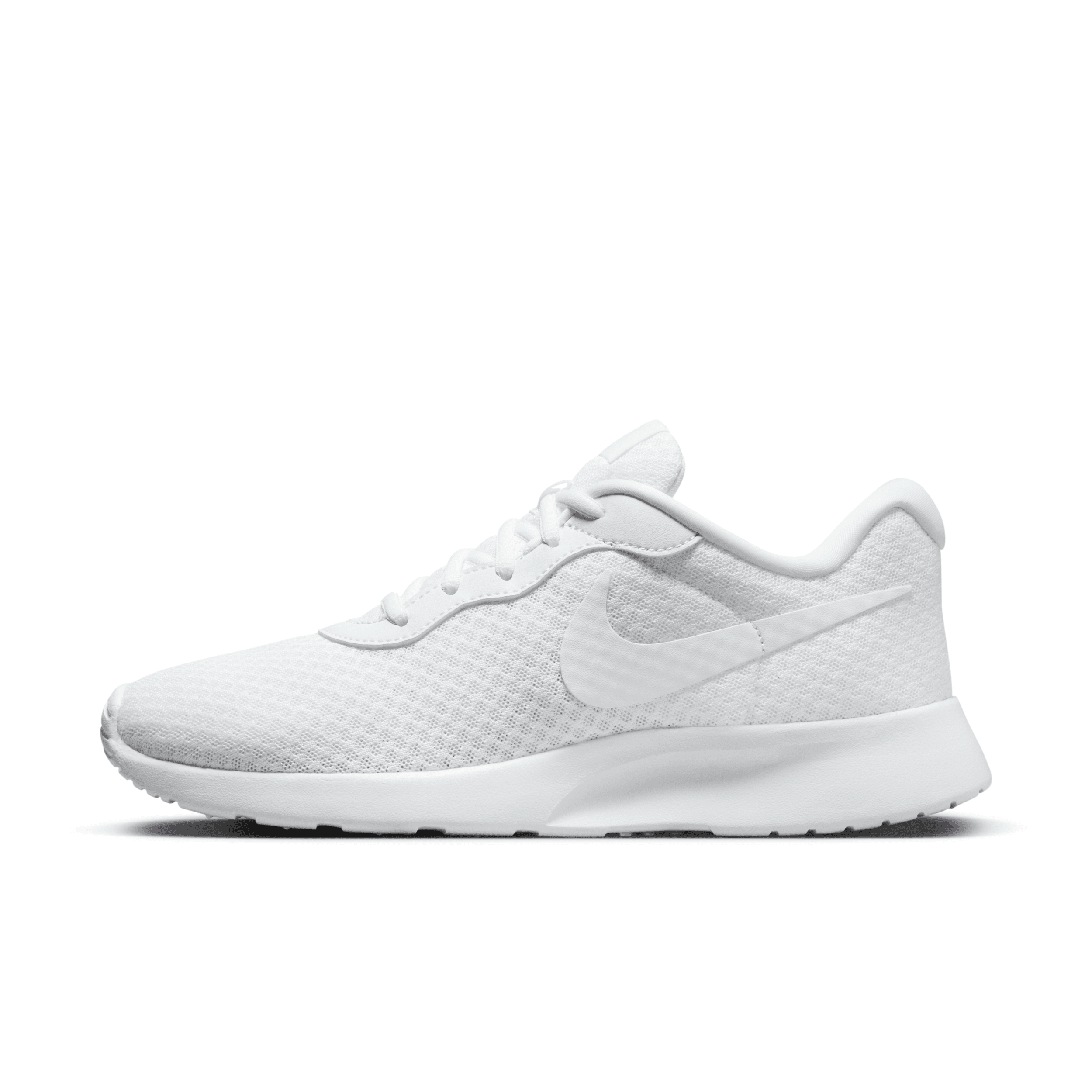 Nike Women's Tanjun Easyon Shoes In White/white/volt/white