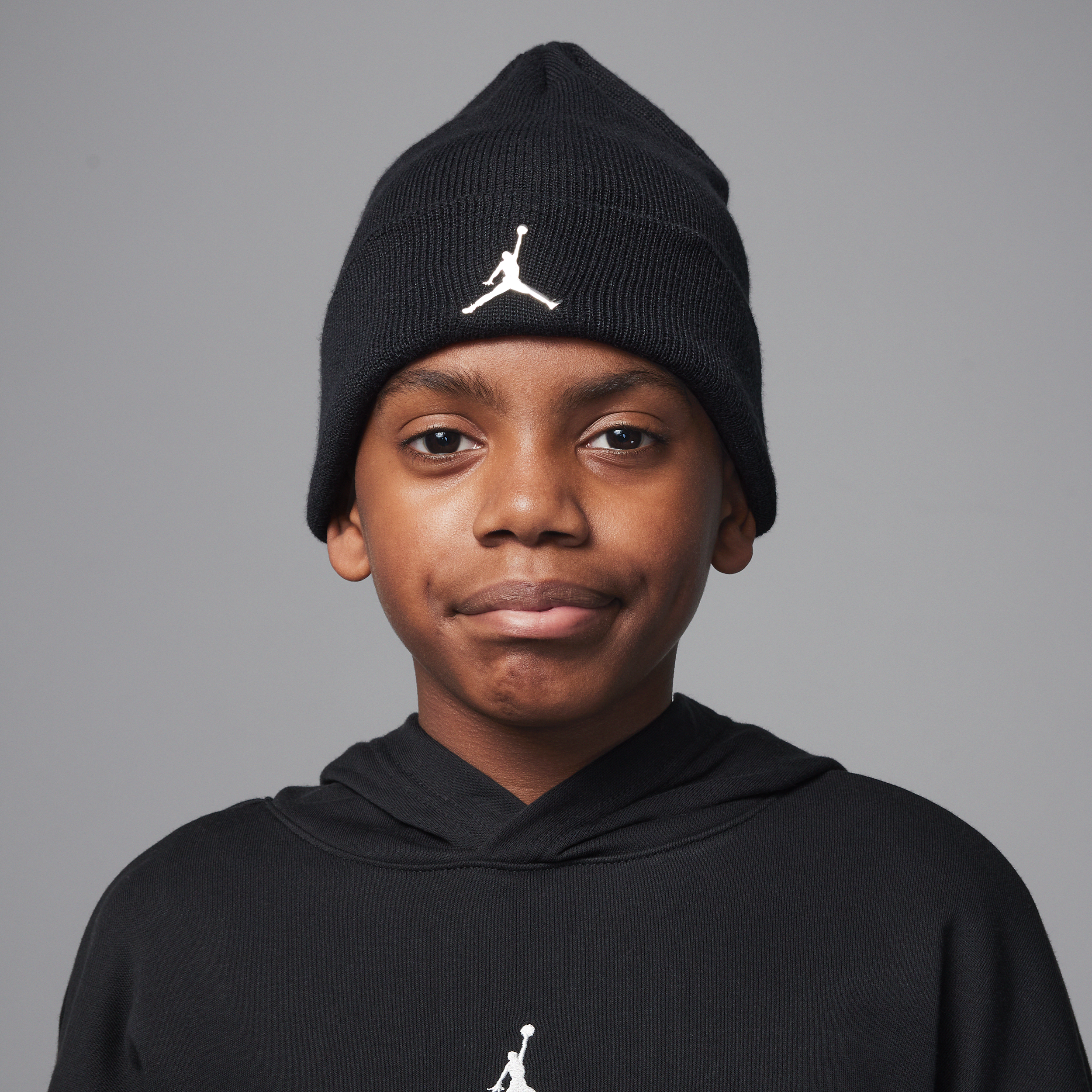 Jordan Dri-fit Big Kids' Beanie In Black