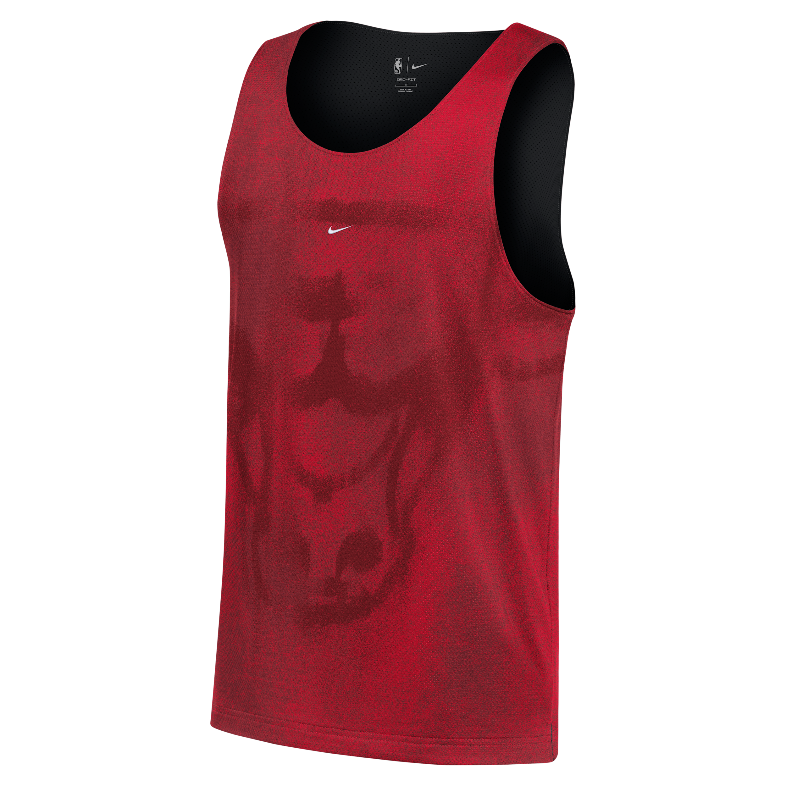 Chicago Bulls Standard Issue Nike Men's Mesh Basketball Jersey in Red | II5551-657