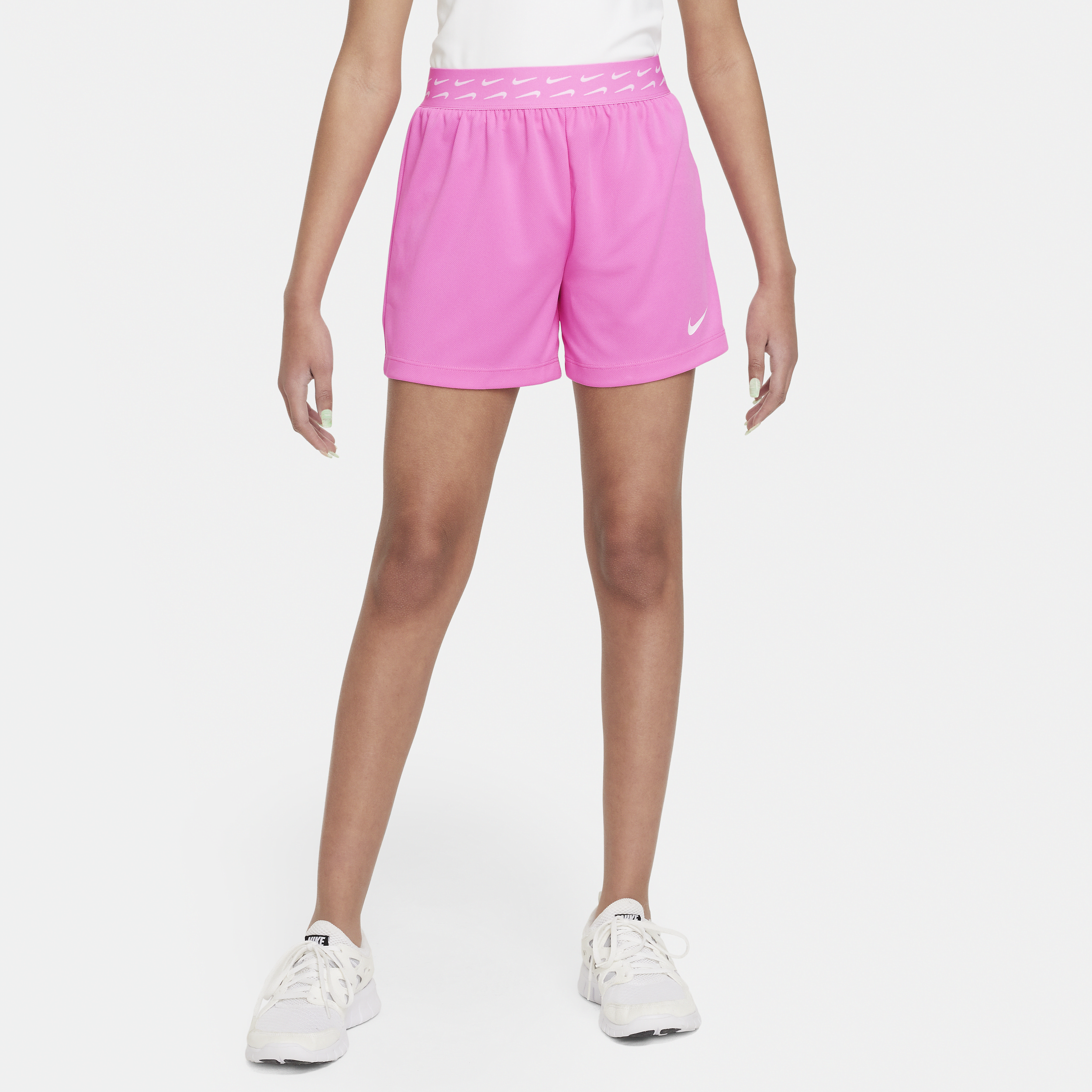 Nike Trophy Big Kids' (girls') Dri-fit Training Shorts In Red