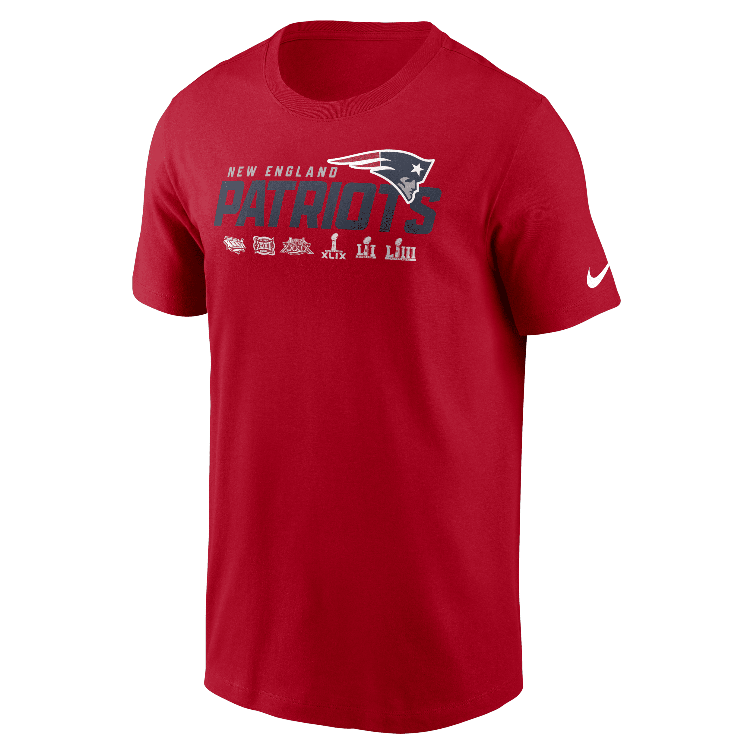Shop Nike New England Patriots Local Essential  Men's Nfl T-shirt In Red