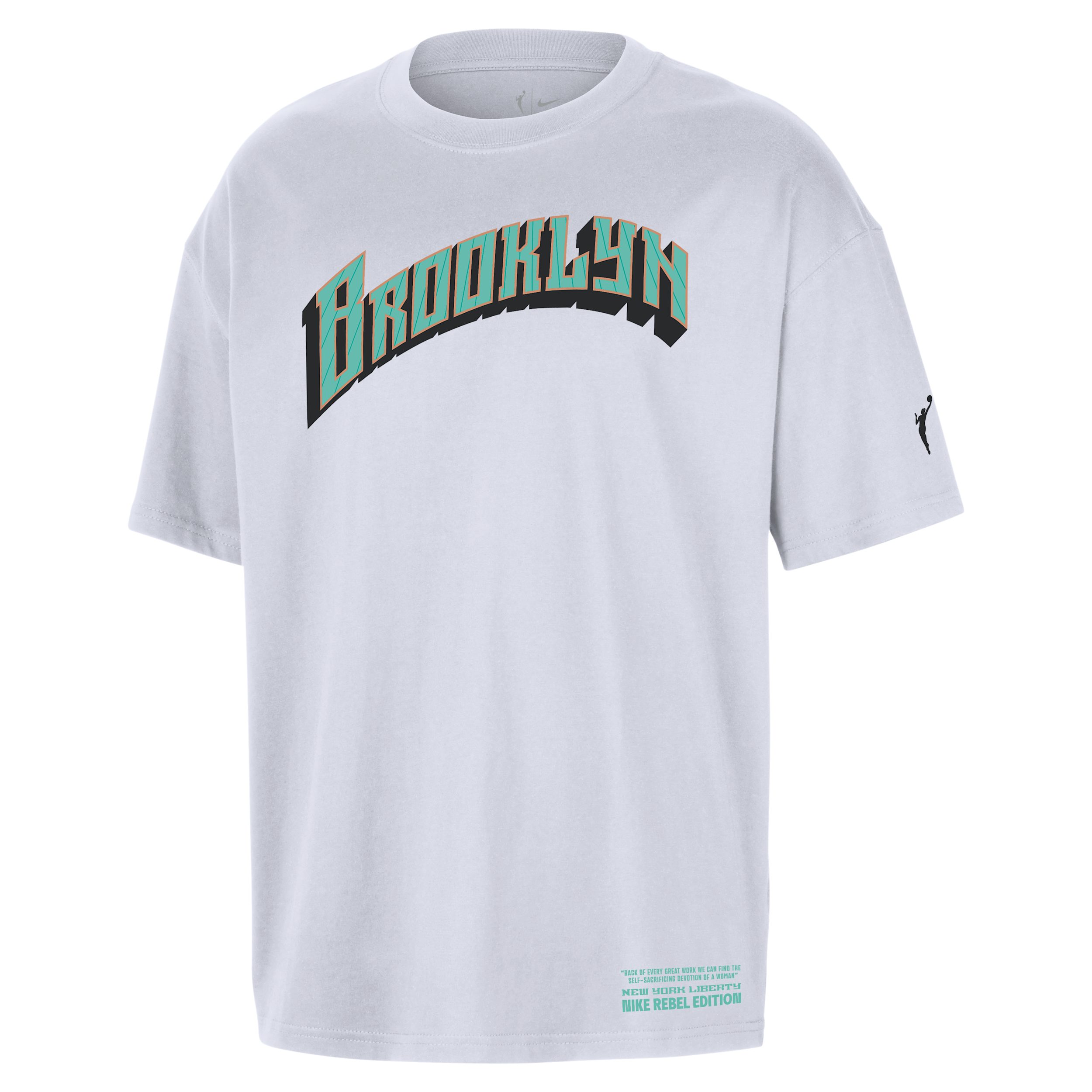 Nike Men's and Women's White New York Liberty Standard Issue Rebel Edition T-Shirt - White