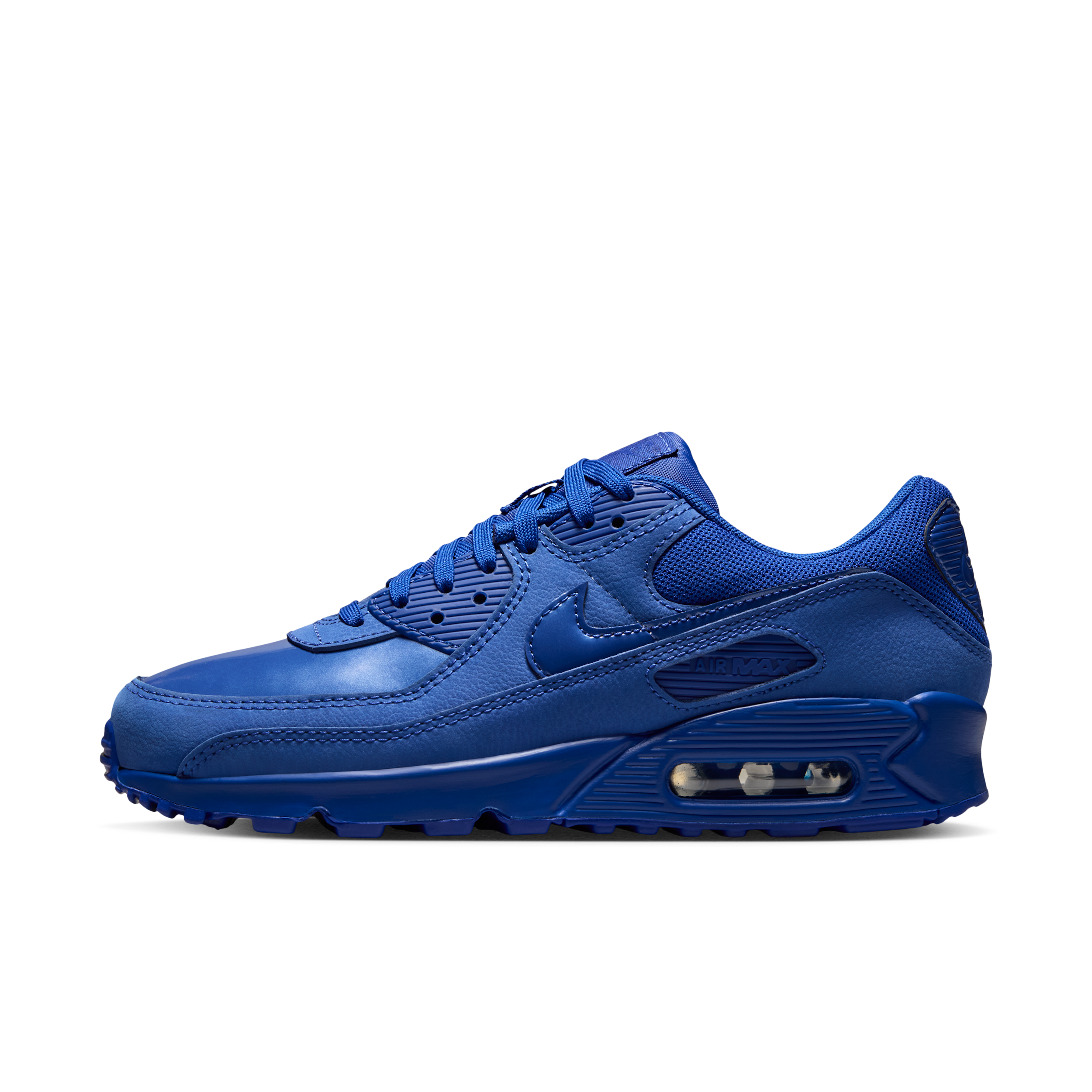 Nike Women's Air Max 90 Se Low-Top Padded-Collar Sneakers from Finish Line - Old Royal