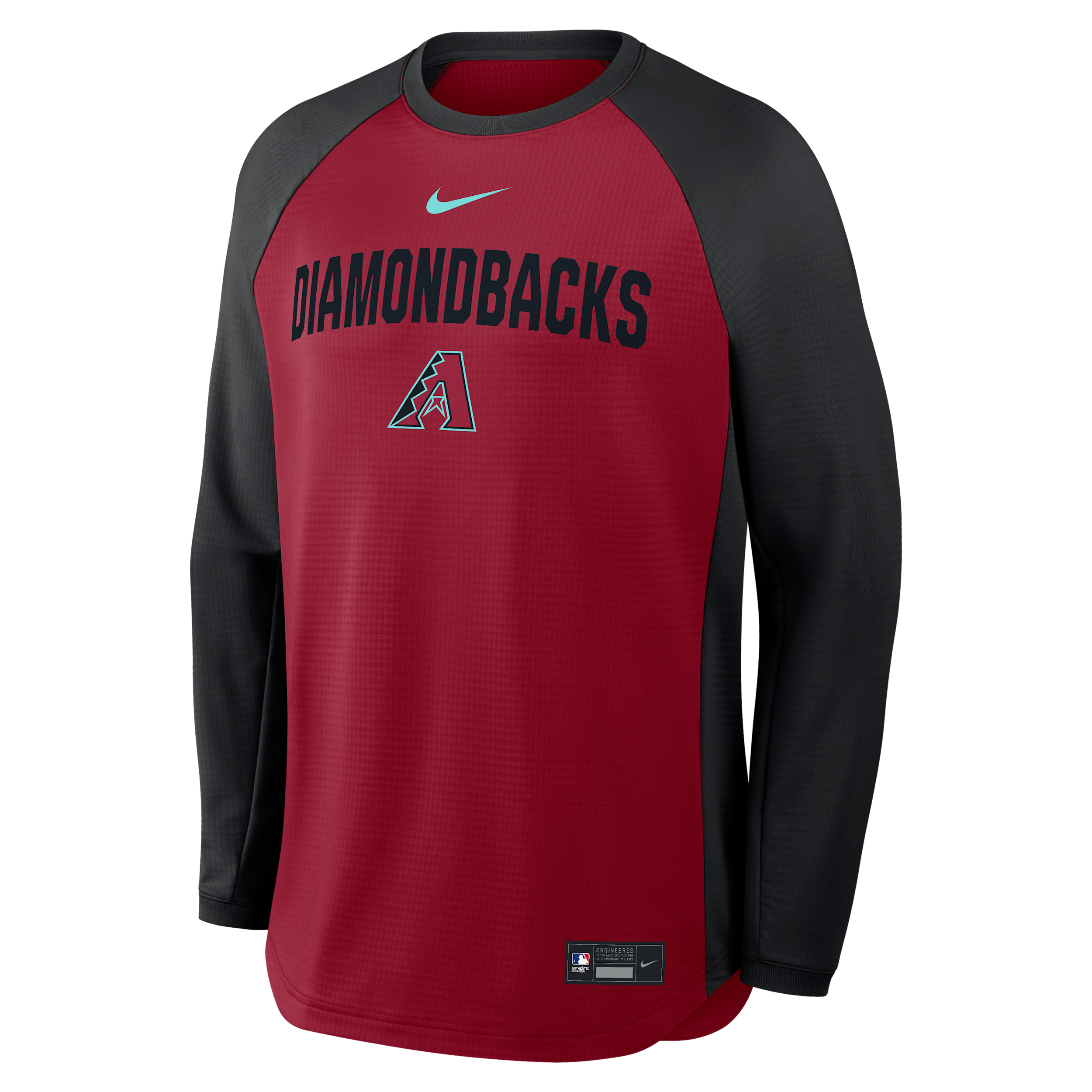 Arizona Diamondbacks Authentic Collection Nike Men's Dri-FIT Pullover Crew in Red | 04H2042NDQS-7PG