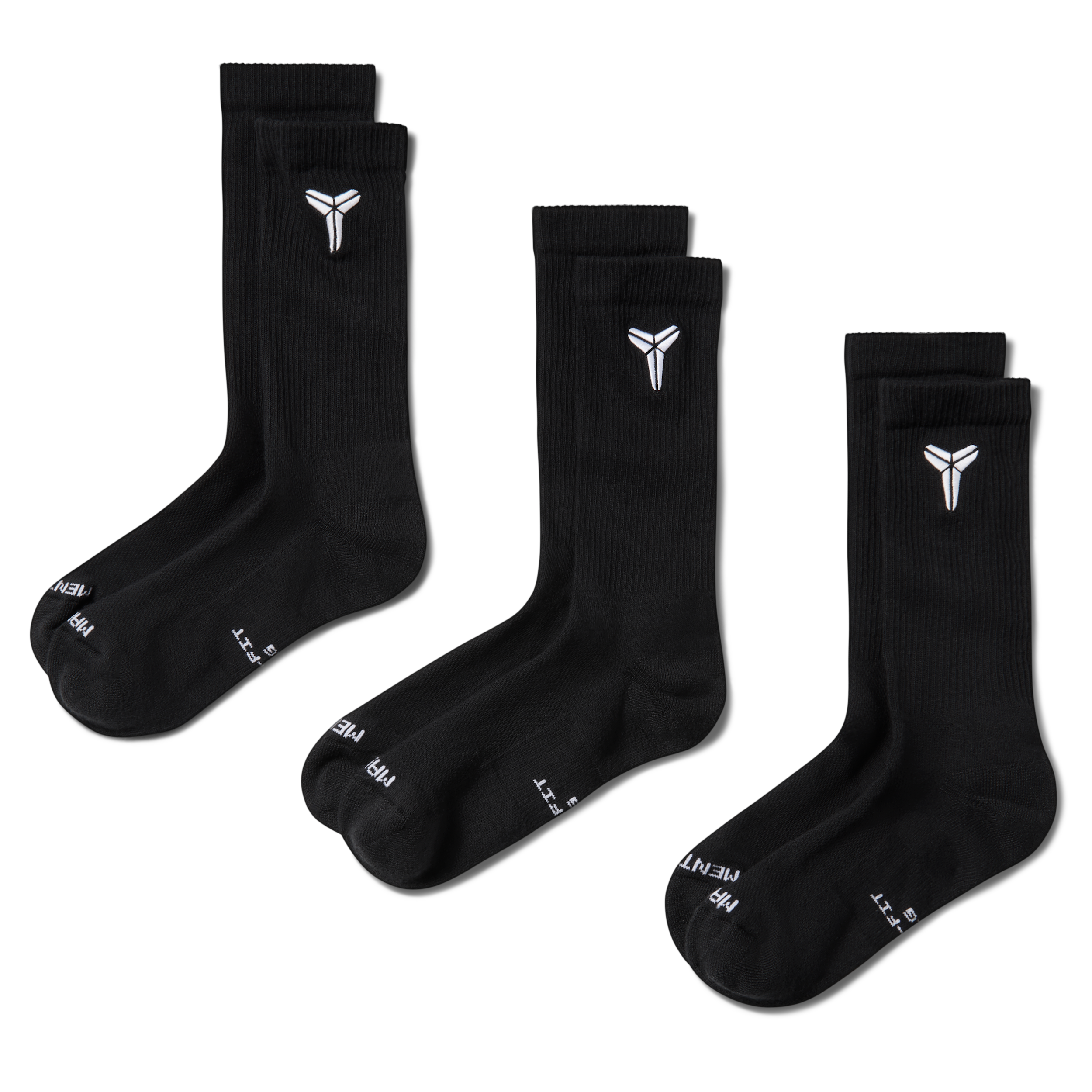Nike Unisex Everyday Elevated "Kobe" Crew Socks (3 Pairs) in Multicolor | IM7652-902