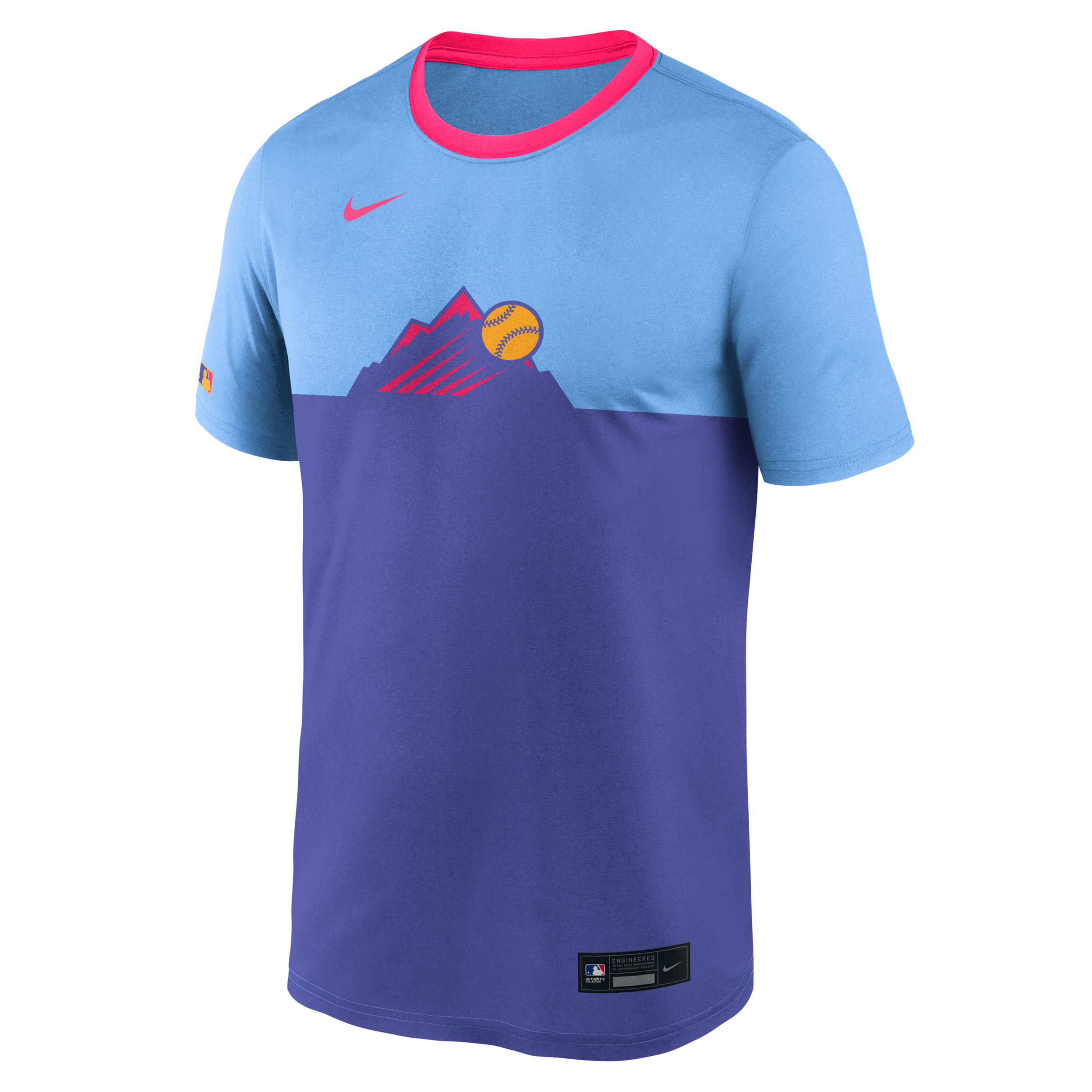 Nike Men's Gray Colorado Rockies 2025 City Connect Authentic Collection Velosity Performance T-shirt In Gray