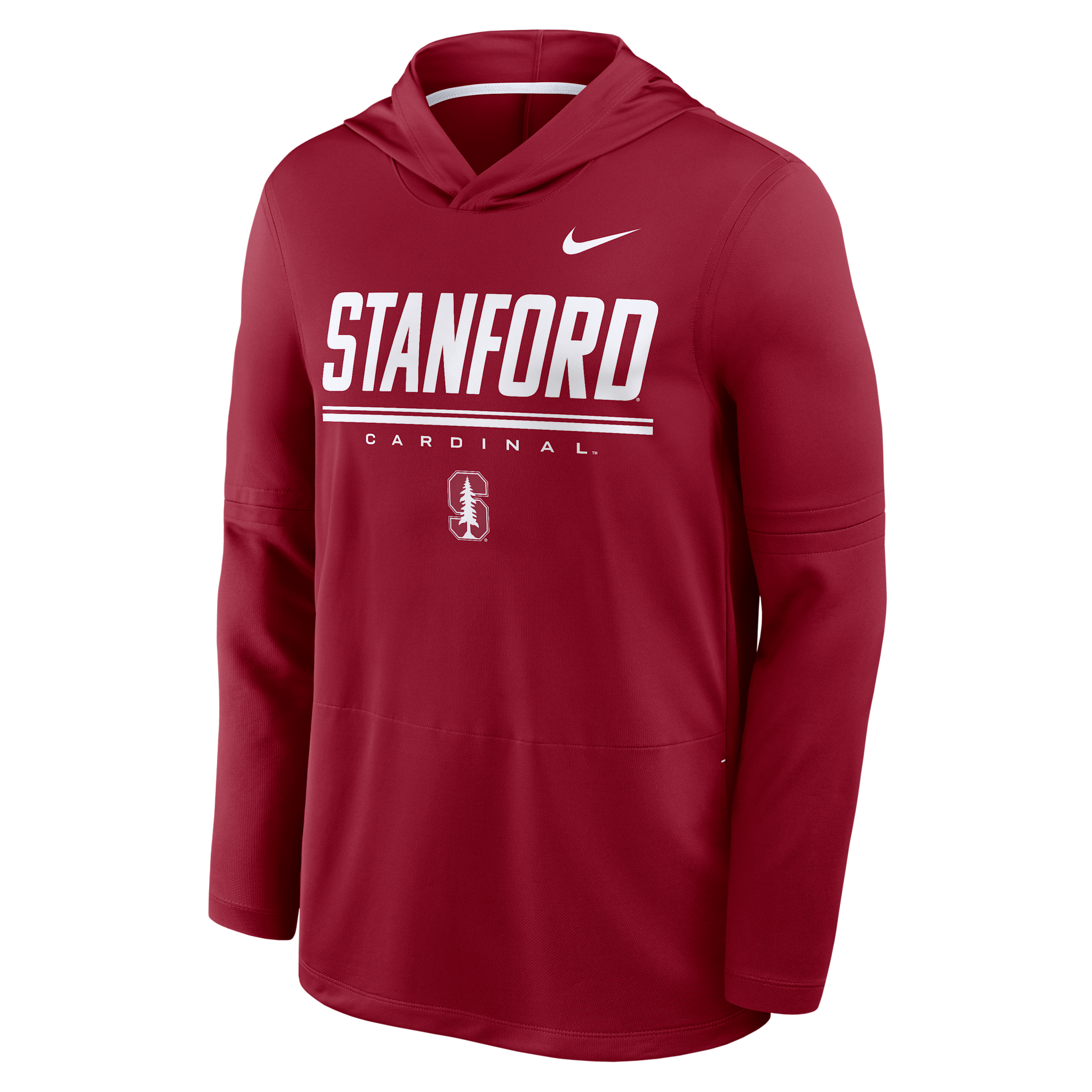Nike Men's Cardinal Stanford Cardinal 2026 Sideline Lightweight Long Sleeve Hooded Dri-fit Top - Cardinal