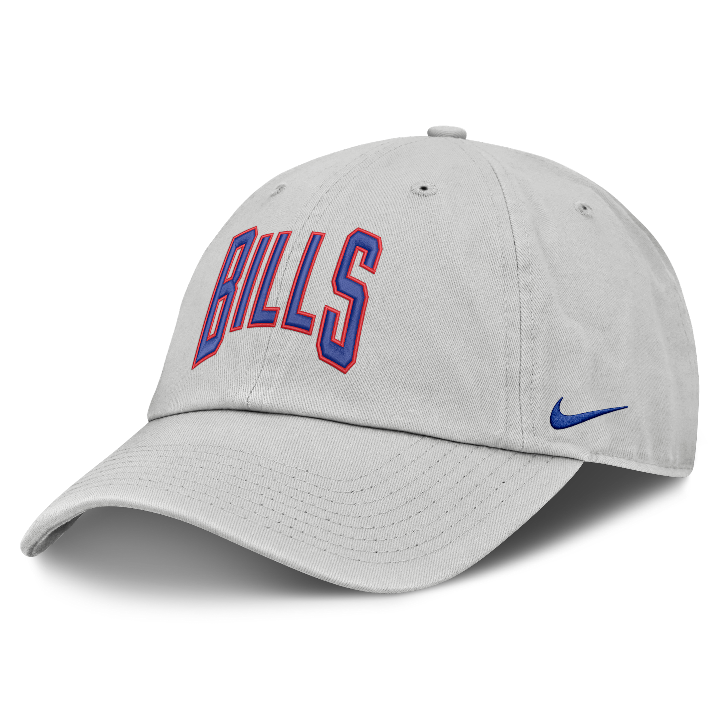 Buffalo Bills Primetime Club Arched Nike Men's NFL Adjustable Hat in Grey | NF020BB81-BYX