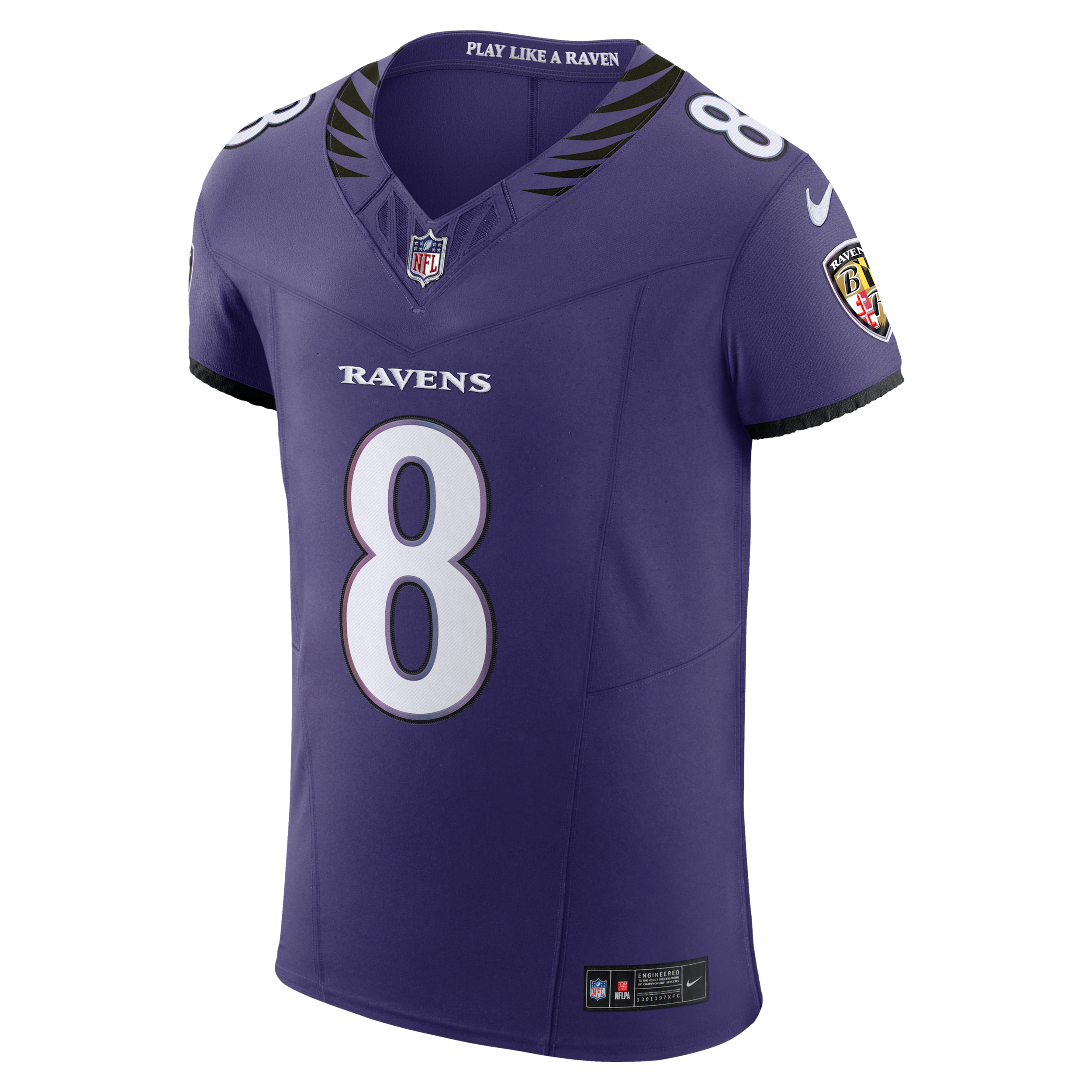 Lamar Jackson Baltimore Ravens Nike Men's Dri-FIT NFL Elite Jersey in Purple | 58NM0FDL8GF-3Y0