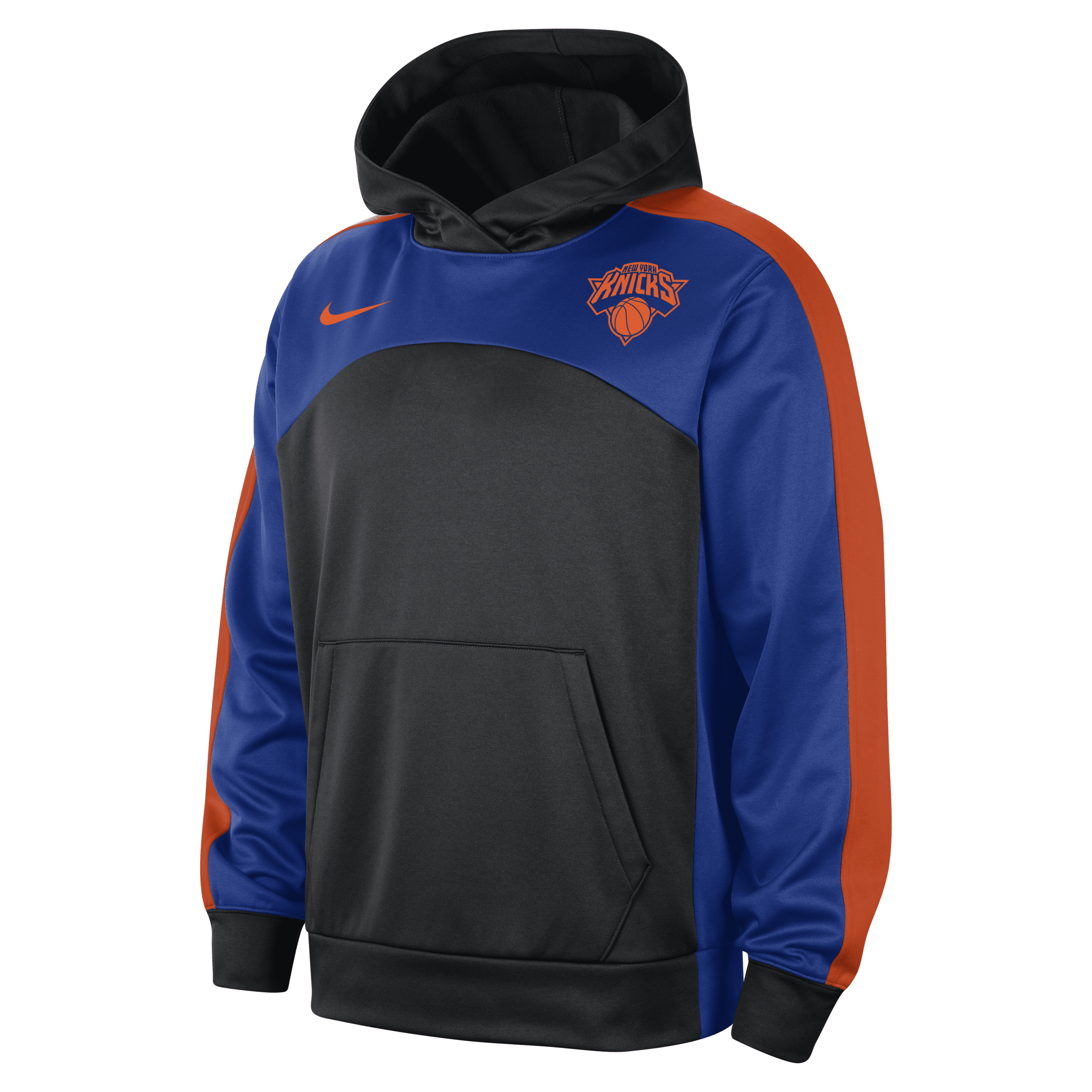 Shop Nike New York Knicks Starting 5  Men's Therma-fit Nba Graphic Hoodie In Black