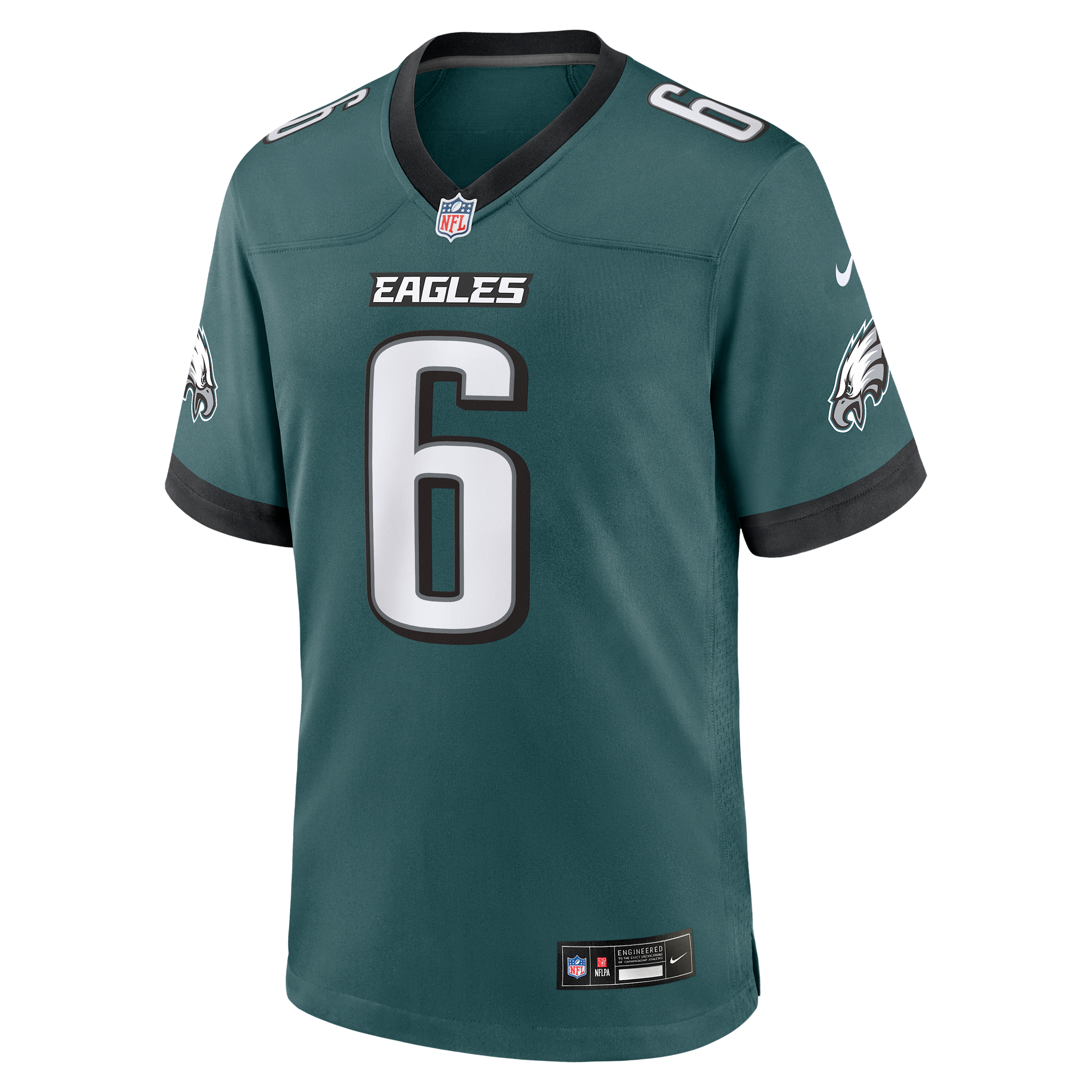 Nike Men's DeVonta Smith Midnight Green Philadelphia Eagles Team Game Jersey - Midnight Green