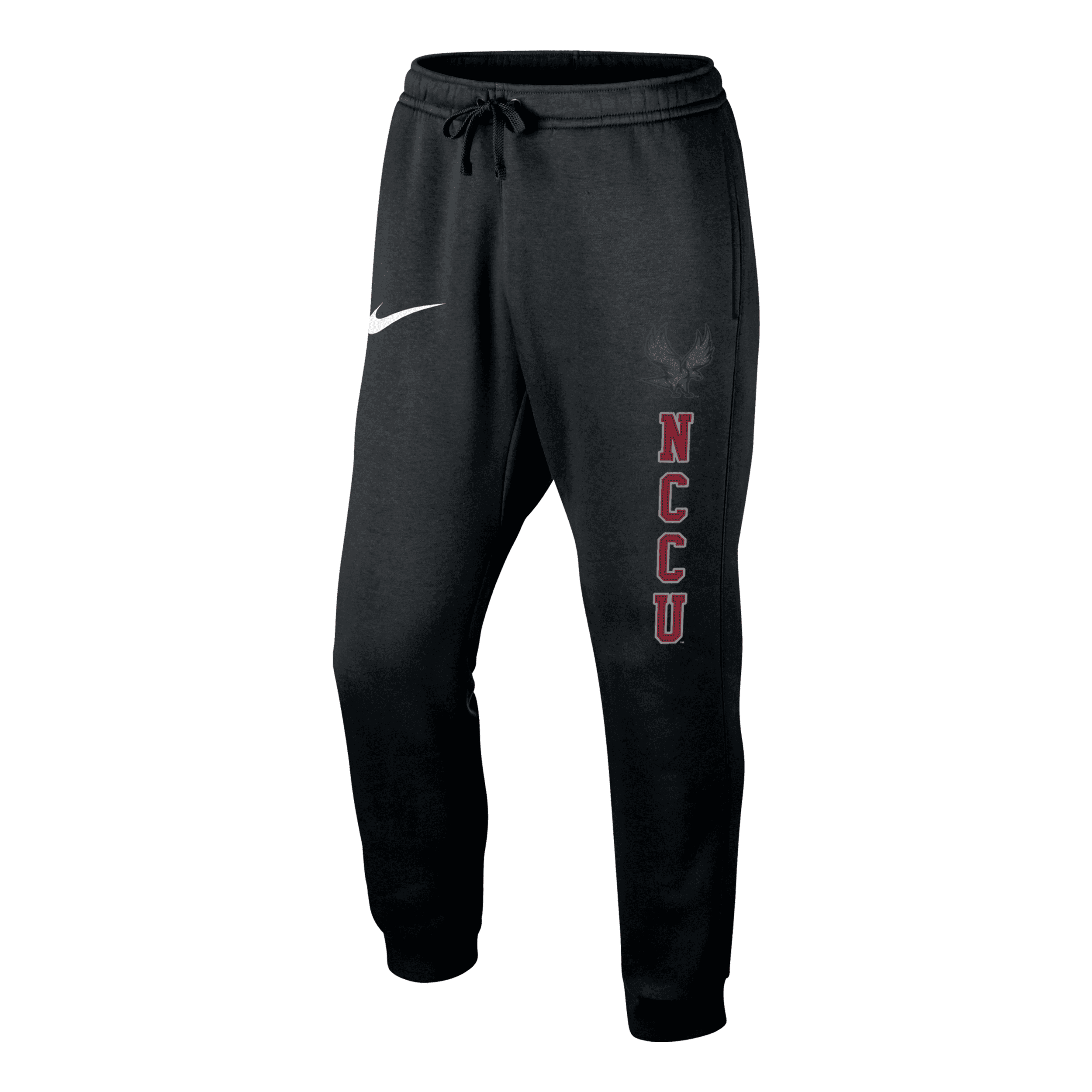 Nike Men's College Club Fleece (north Carolina Central) Jogger Pants In Black